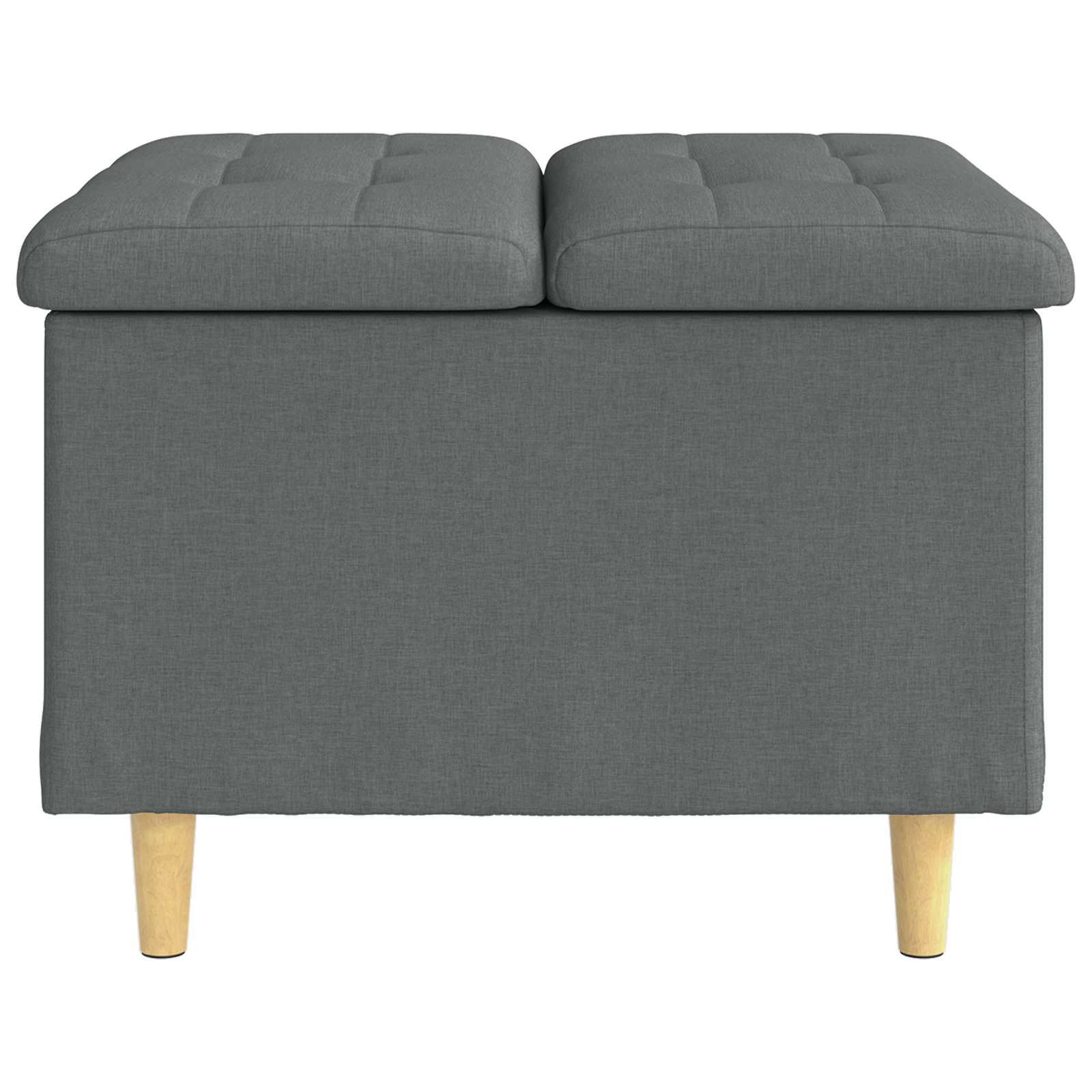 Laikymo osmanas Tamsiai pilka 60 x 60 x 45 cm audinys