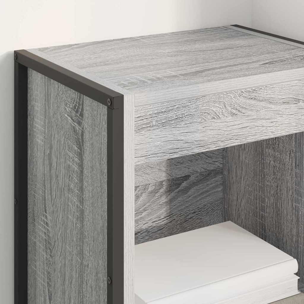 Grāmatu plaukts Pelēks Sonoma 80 x 30 x 155 cm Inženierijas koksne