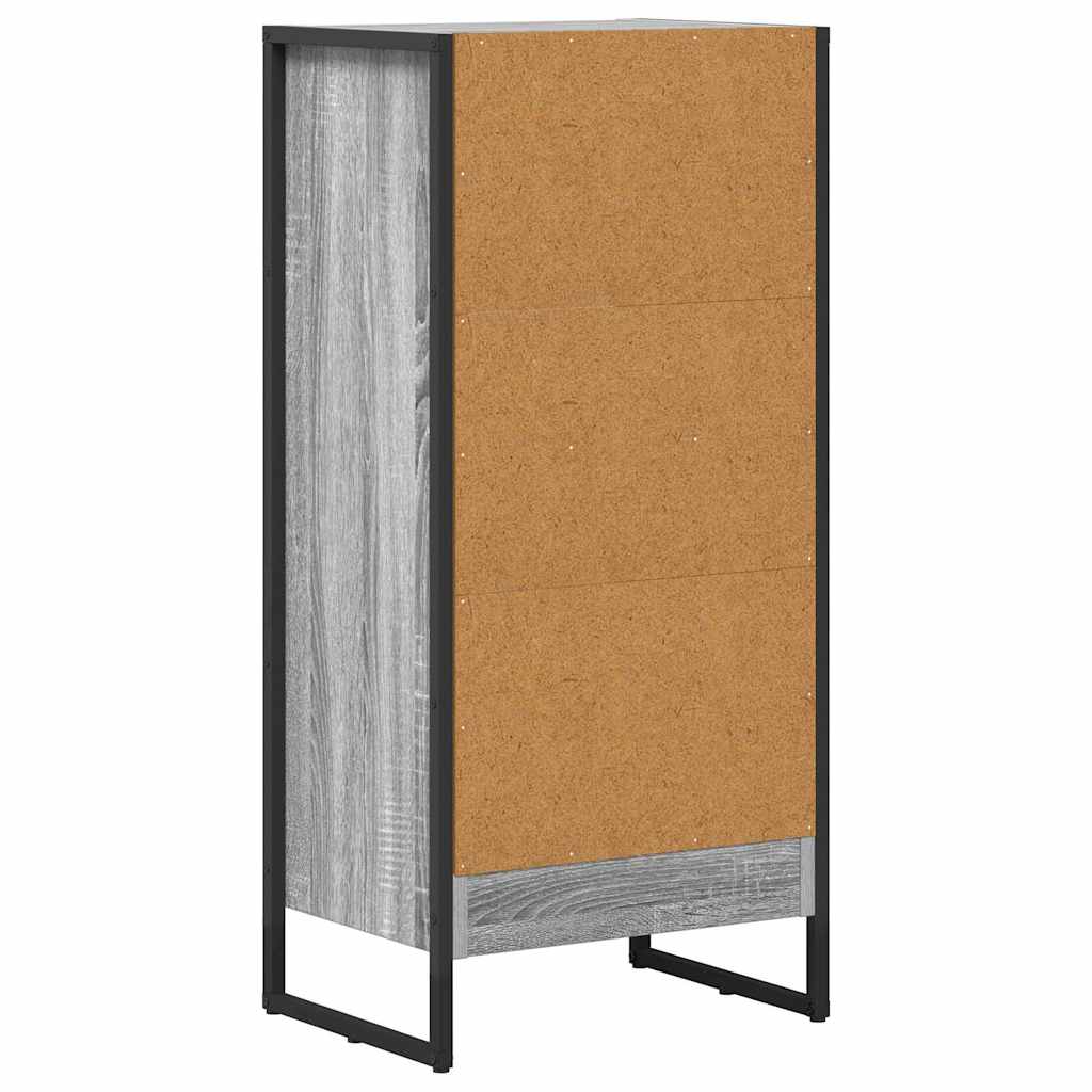 Grāmatu plaukts Pelēks Sonoma 80 x 30 x 155 cm Inženierijas koksne