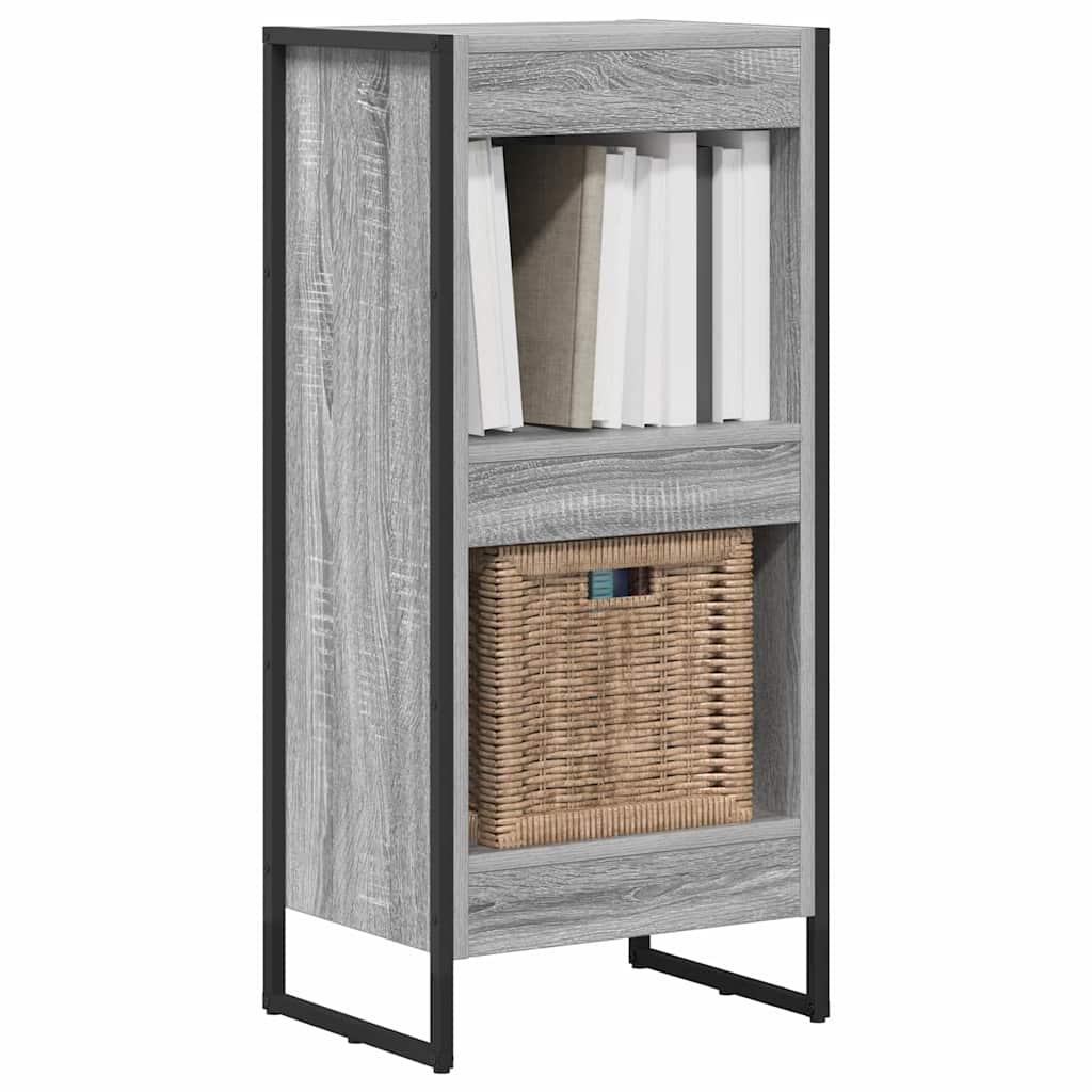Grāmatu plaukts Pelēks Sonoma 80 x 30 x 155 cm Inženierijas koksne
