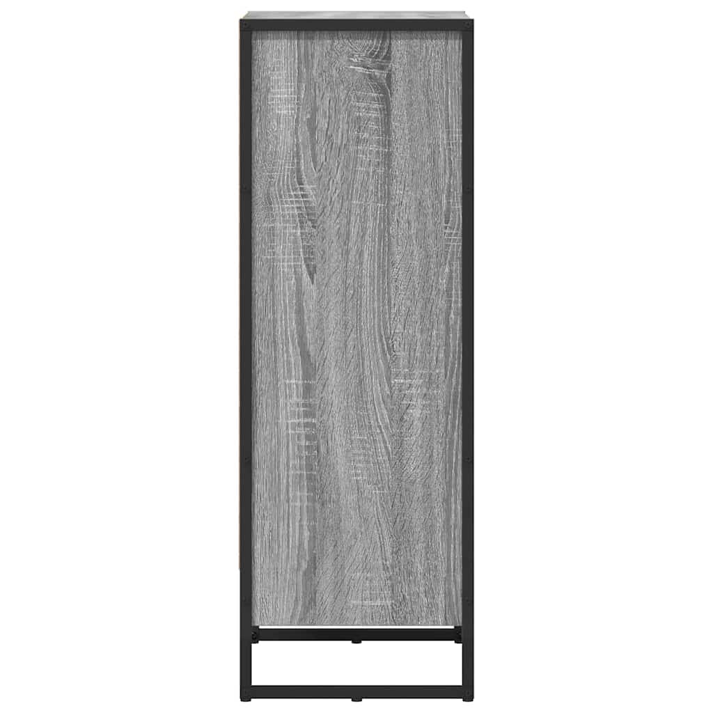 Grāmatu plaukts Pelēks Sonoma 80 x 30 x 155 cm Inženierijas koksne