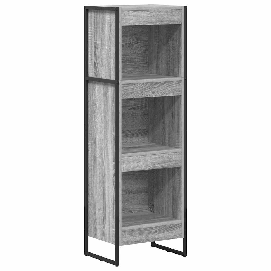 Grāmatu plaukts Pelēks Sonoma 80 x 30 x 155 cm Inženierijas koksne
