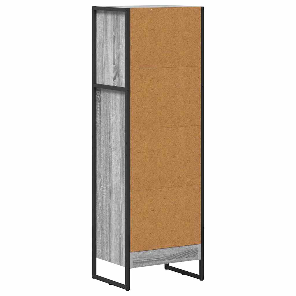 Grāmatu plaukts Pelēks Sonoma 80 x 30 x 155 cm Inženierijas koksne