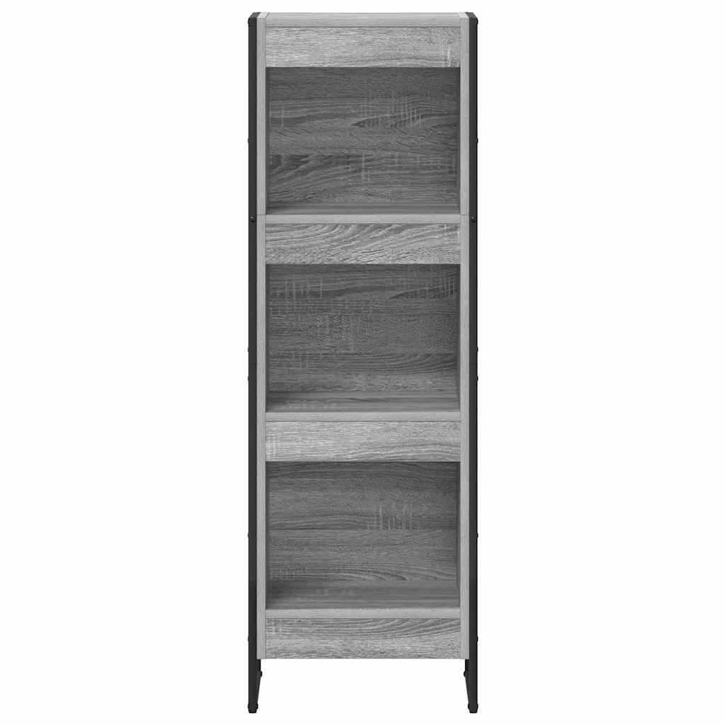 Grāmatu plaukts Pelēks Sonoma 80 x 30 x 155 cm Inženierijas koksne