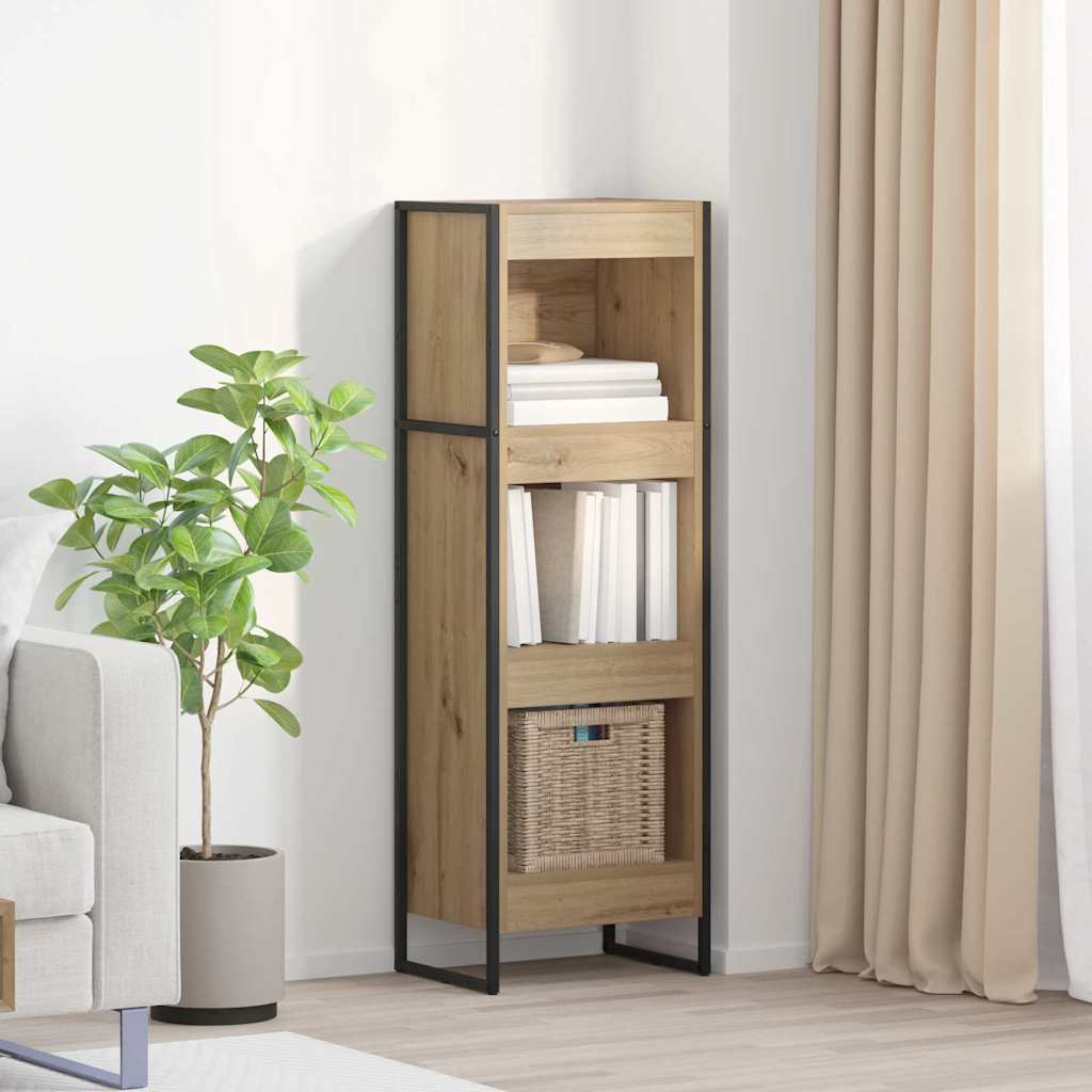 Grāmatu plaukts Ozols meistara 80 x 30 x 155 cm Apstrādāta koksne