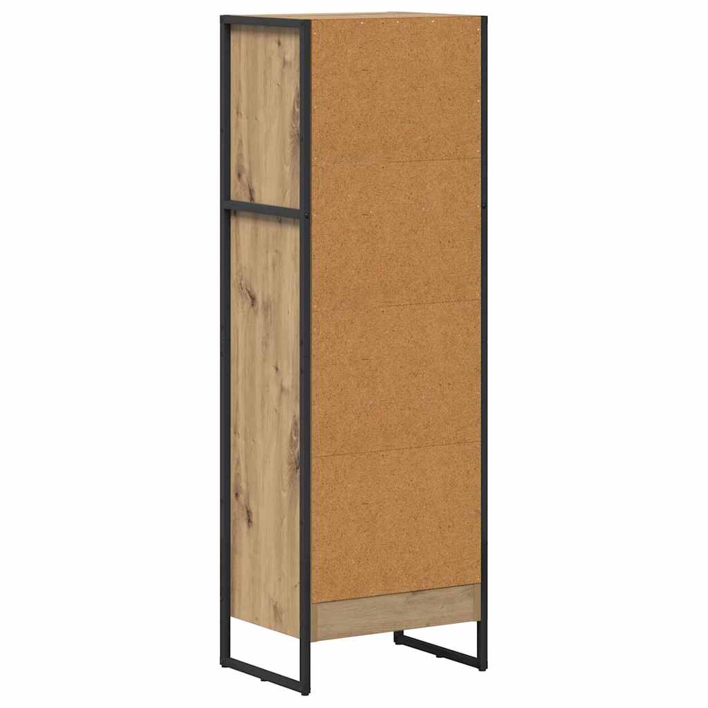 Grāmatu plaukts Ozols meistara 80 x 30 x 155 cm Apstrādāta koksne