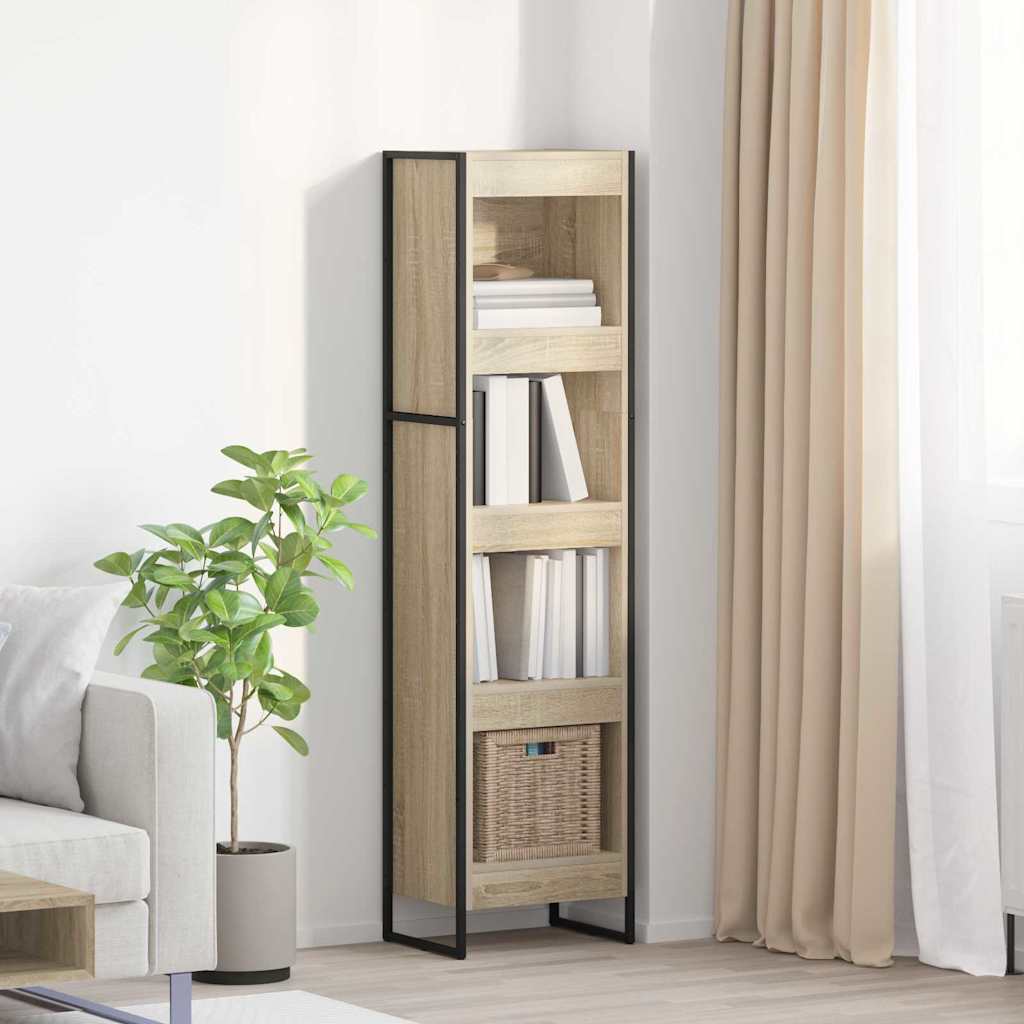 Bookcase Sonoma 80 x 30 x 155 cm Engineered Wood
