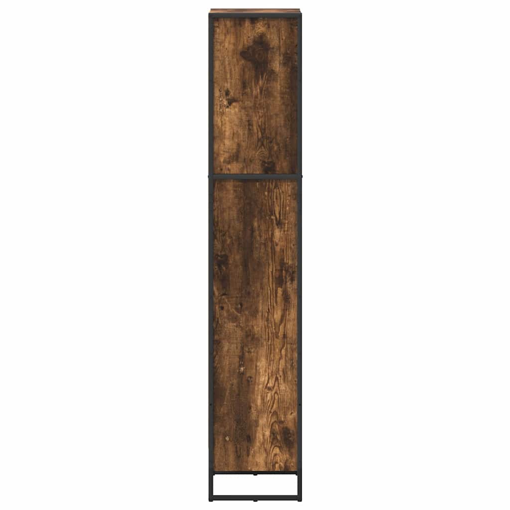 Grāmatu plaukts Dūmu ozols 80 x 30 x 155 cm Apstrādāta koksne