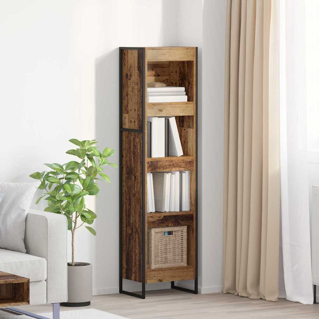 Knygų spinta Senovinis medis 80 x 30 x 155 cm Apdirbta mediena