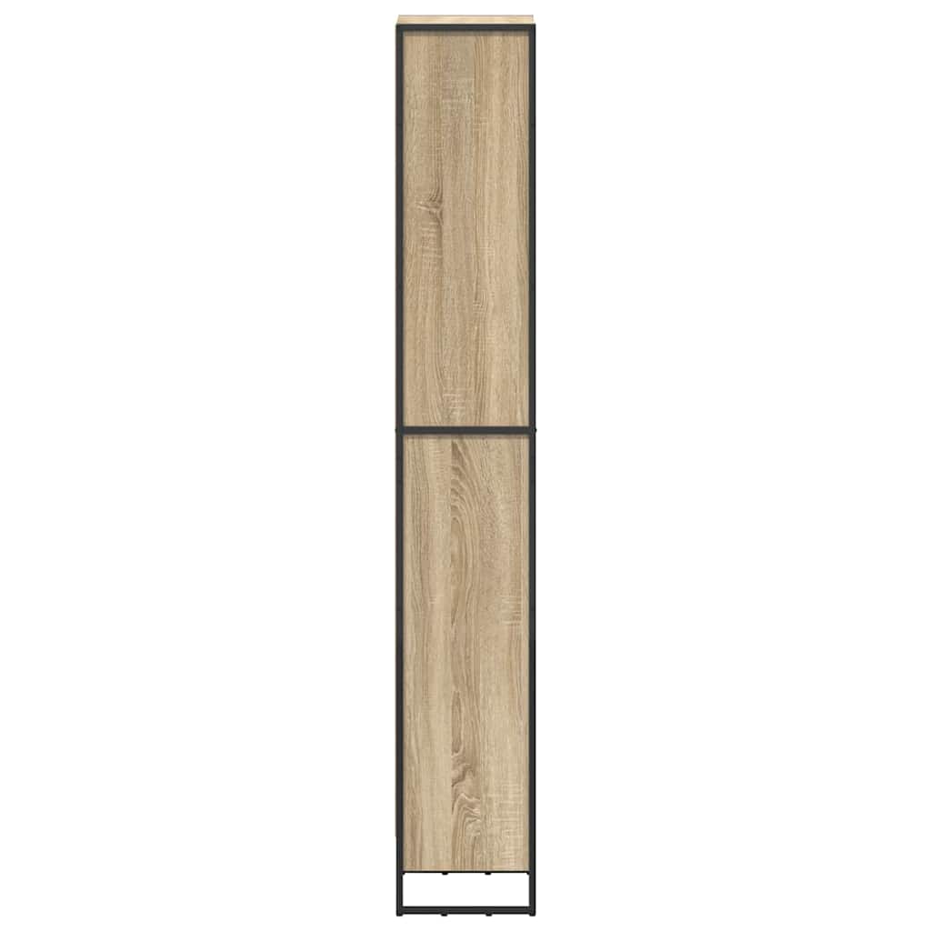 Grāmatu skapis Sonoma 80 x 30 x 155 cm Apstrādāta koksne