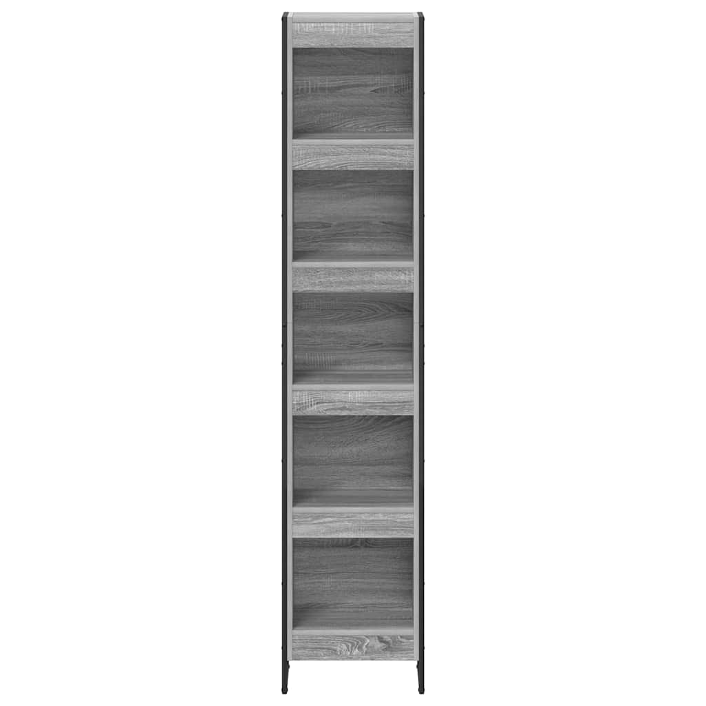 Grāmatu plaukts Pelēks Sonoma 80 x 30 x 155 cm Inženierijas koksne