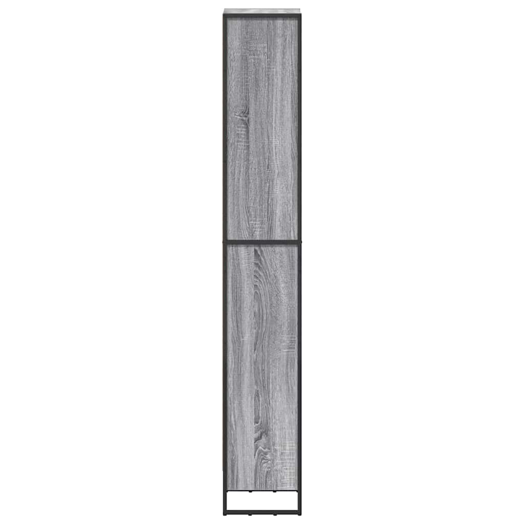 Grāmatu plaukts Pelēks Sonoma 80 x 30 x 155 cm Inženierijas koksne