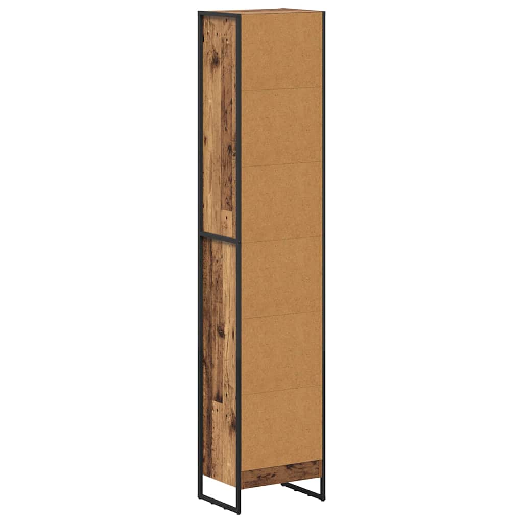 Grāmatu plaukts Antīks koks 80 x 30 x 155 cm Pārstrādāta koksne