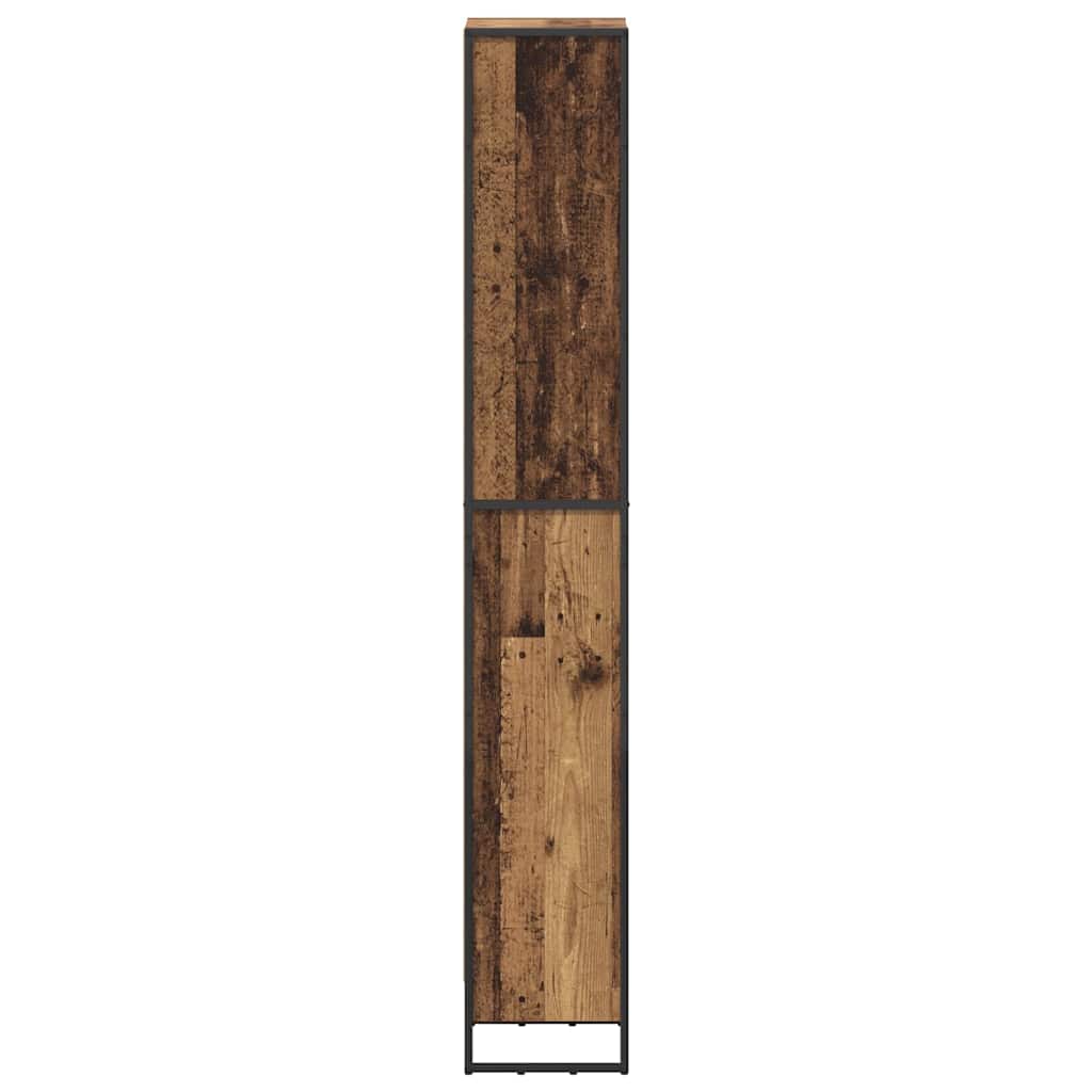 Grāmatu plaukts Antīks koks 80 x 30 x 155 cm Pārstrādāta koksne