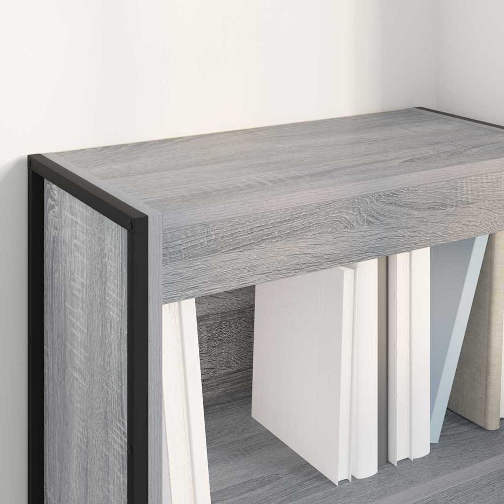 Grāmatu plaukts Pelēks Sonoma 80 x 30 x 155 cm Inženierijas koksne