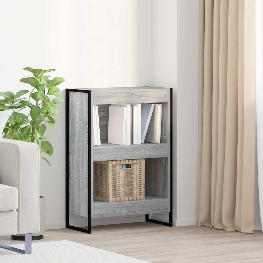 Grāmatu plaukts Pelēks Sonoma 80 x 30 x 155 cm Inženierijas koksne