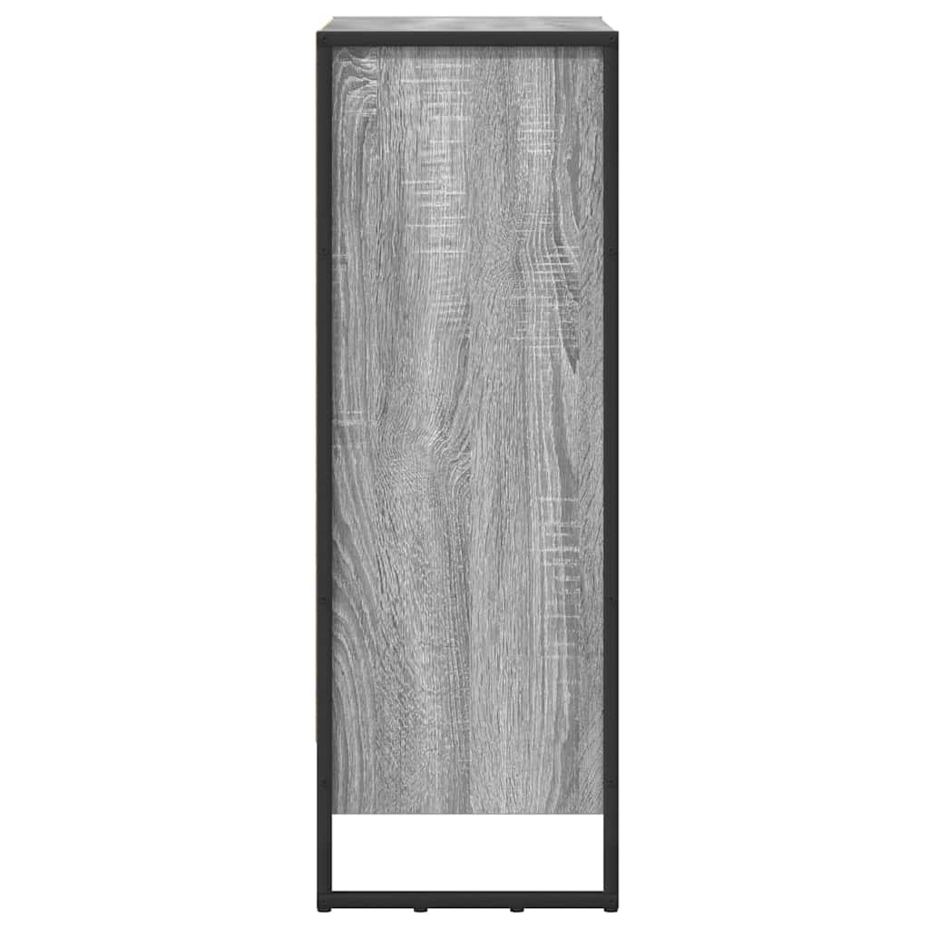 Grāmatu plaukts Pelēks Sonoma 80 x 30 x 155 cm Inženierijas koksne