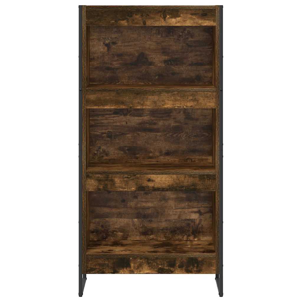 Grāmatu plaukts Dūmu ozols 80 x 30 x 155 cm Apstrādāta koksne