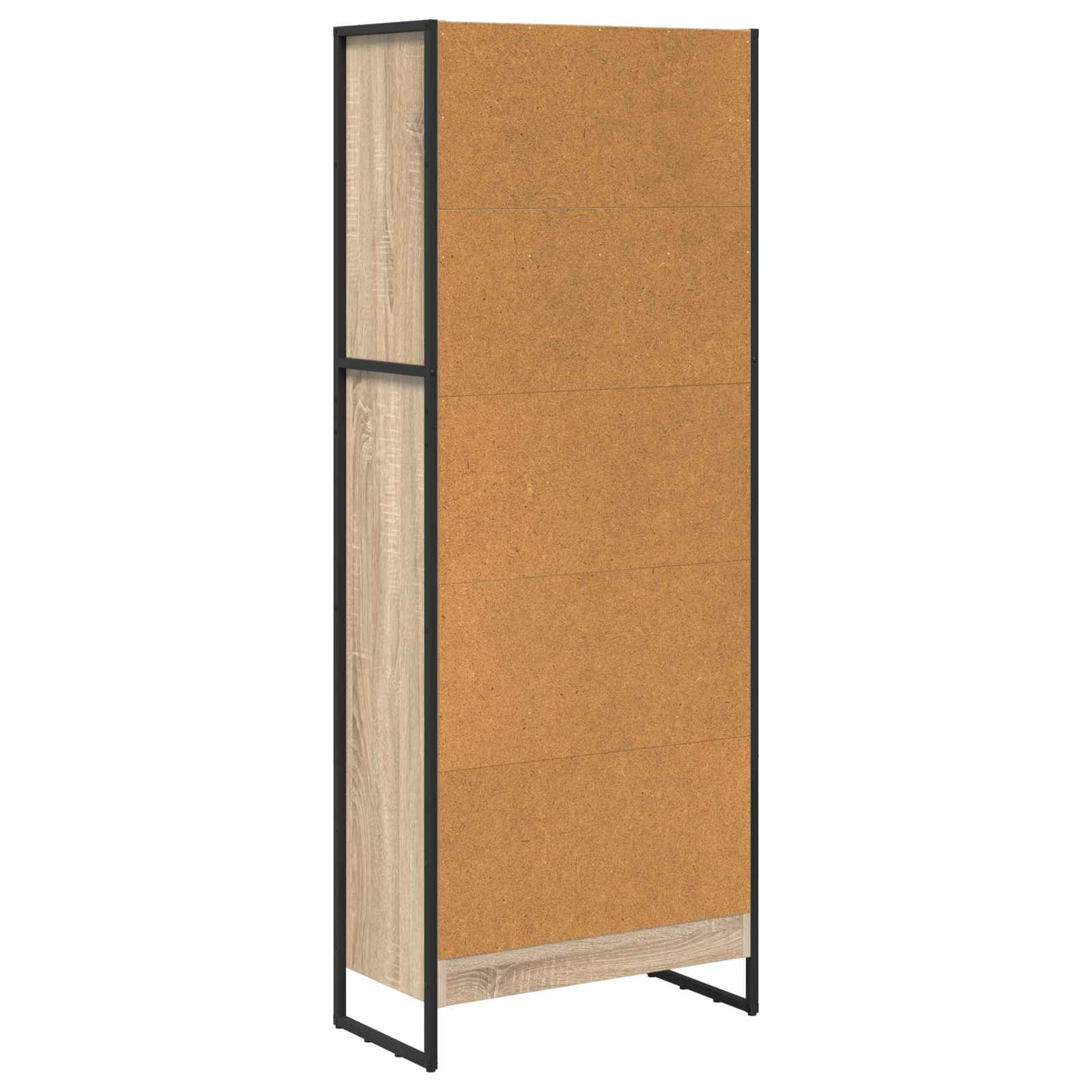 Grāmatu skapis Sonoma 80 x 30 x 155 cm Apstrādāta koksne