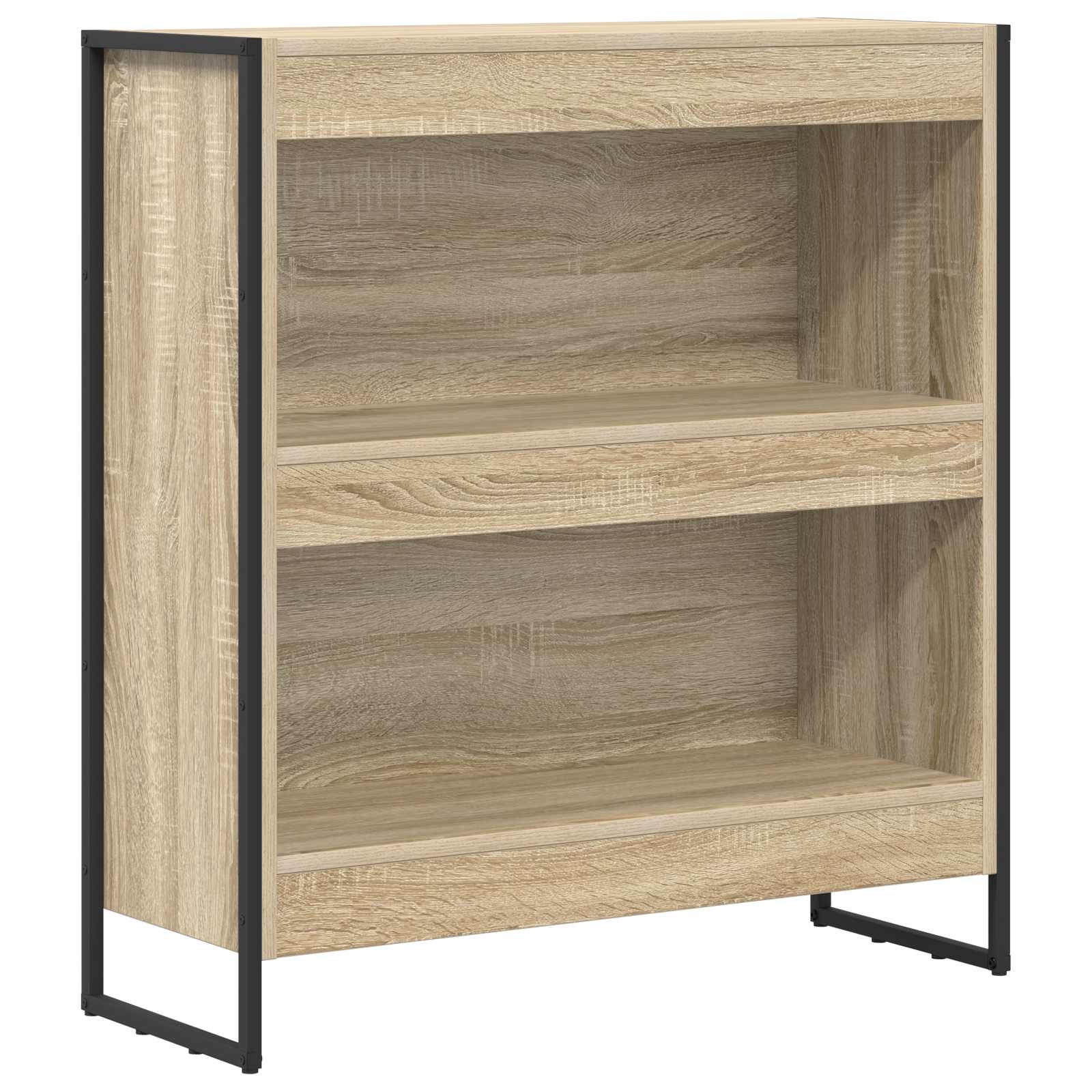 Grāmatu skapis Sonoma 80 x 30 x 155 cm Apstrādāta koksne