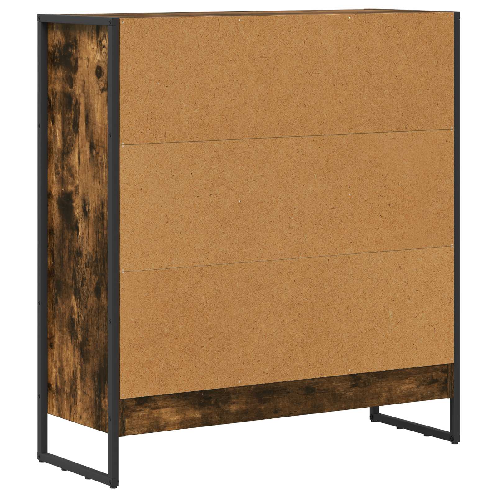 Bookcase Smoked Oak 80 x 30 x 155 cm Engineered Wood
