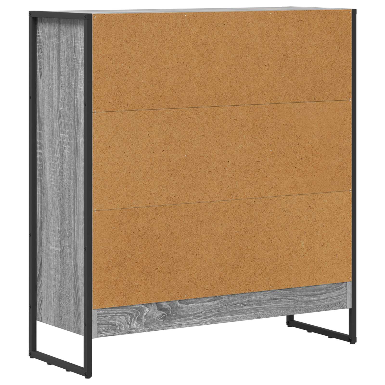 Grāmatu plaukts Pelēks Sonoma 80 x 30 x 155 cm Inženierijas koksne