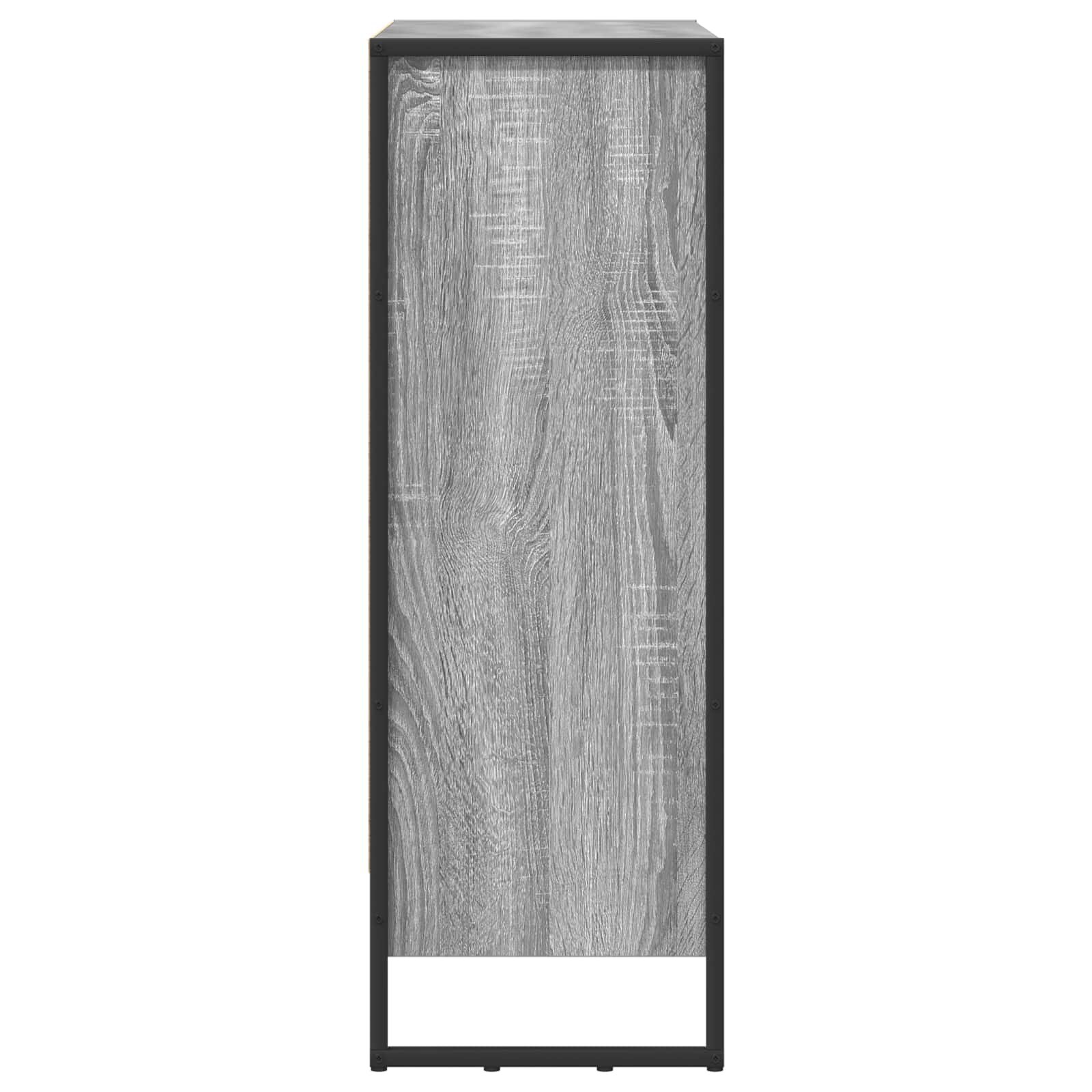 Grāmatu plaukts Pelēks Sonoma 80 x 30 x 155 cm Inženierijas koksne
