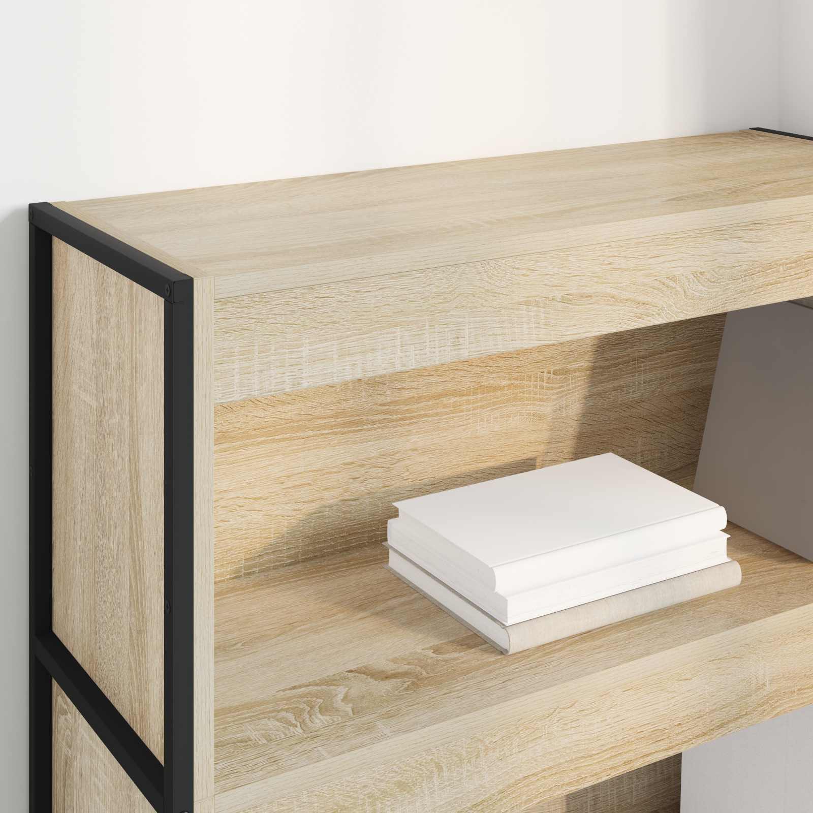Bookcase Sonoma 80 x 30 x 155 cm Engineered Wood