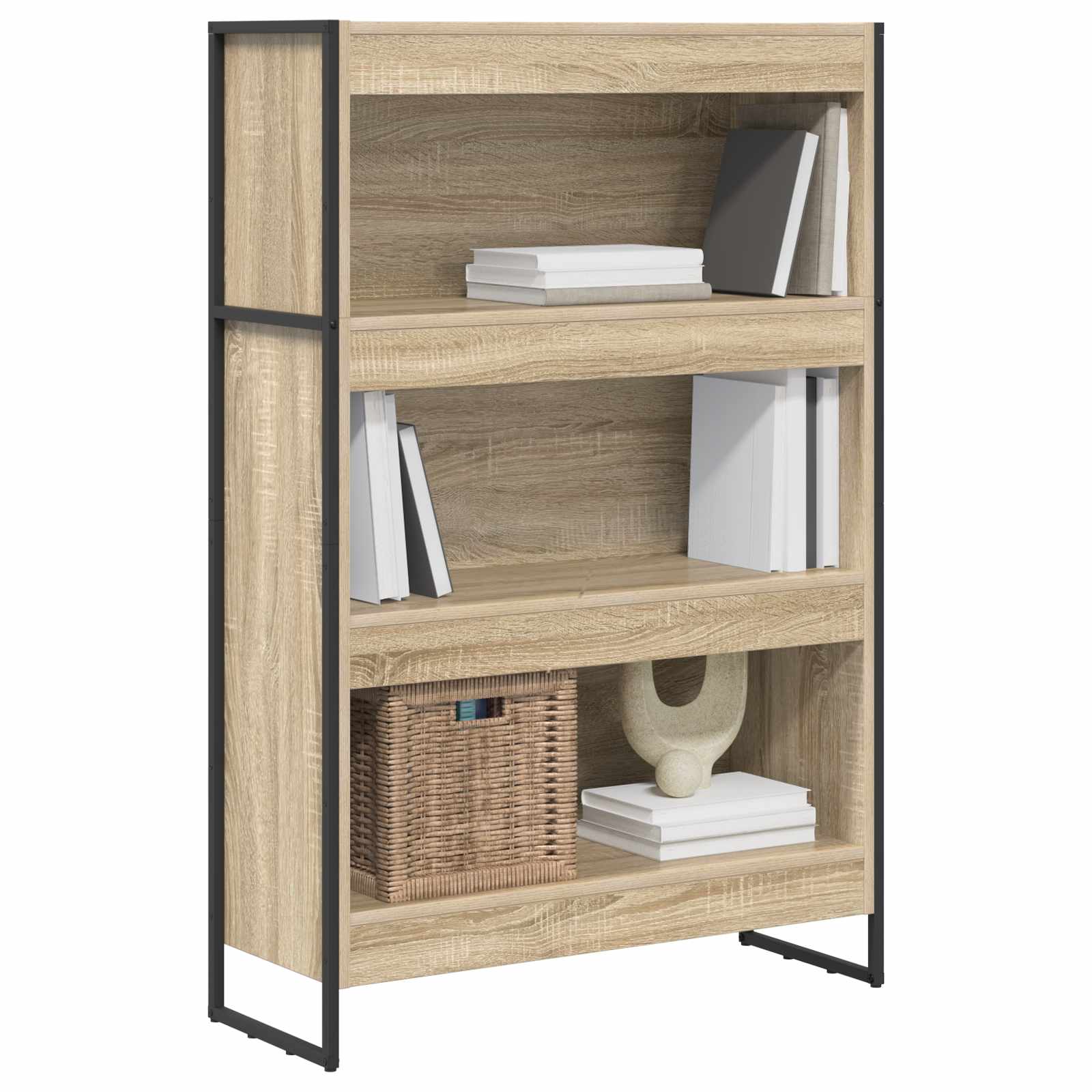 Bookcase Sonoma 80 x 30 x 155 cm Engineered Wood