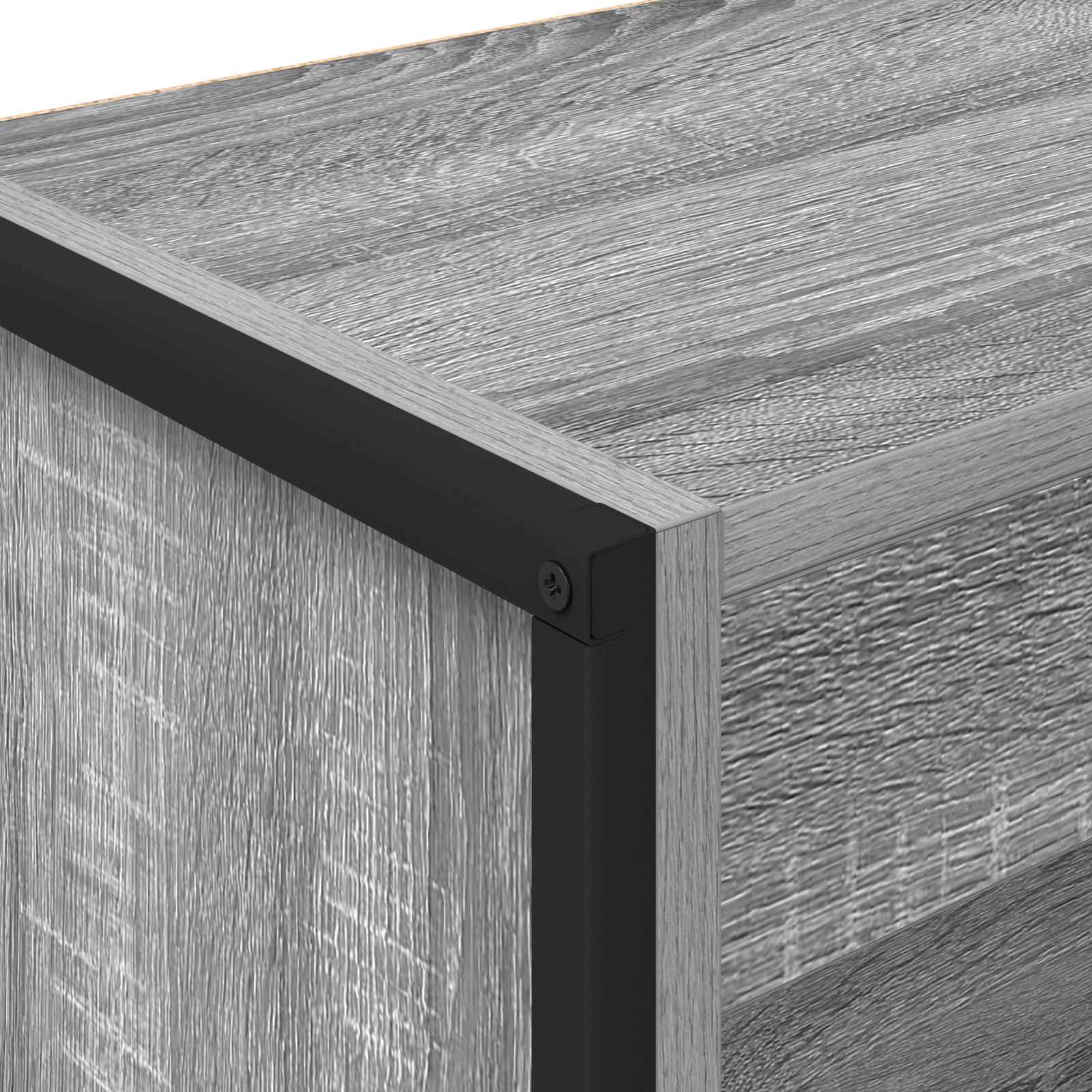 Bookcase Grey Sonoma 80 x 30 x 155 cm Engineered Wood