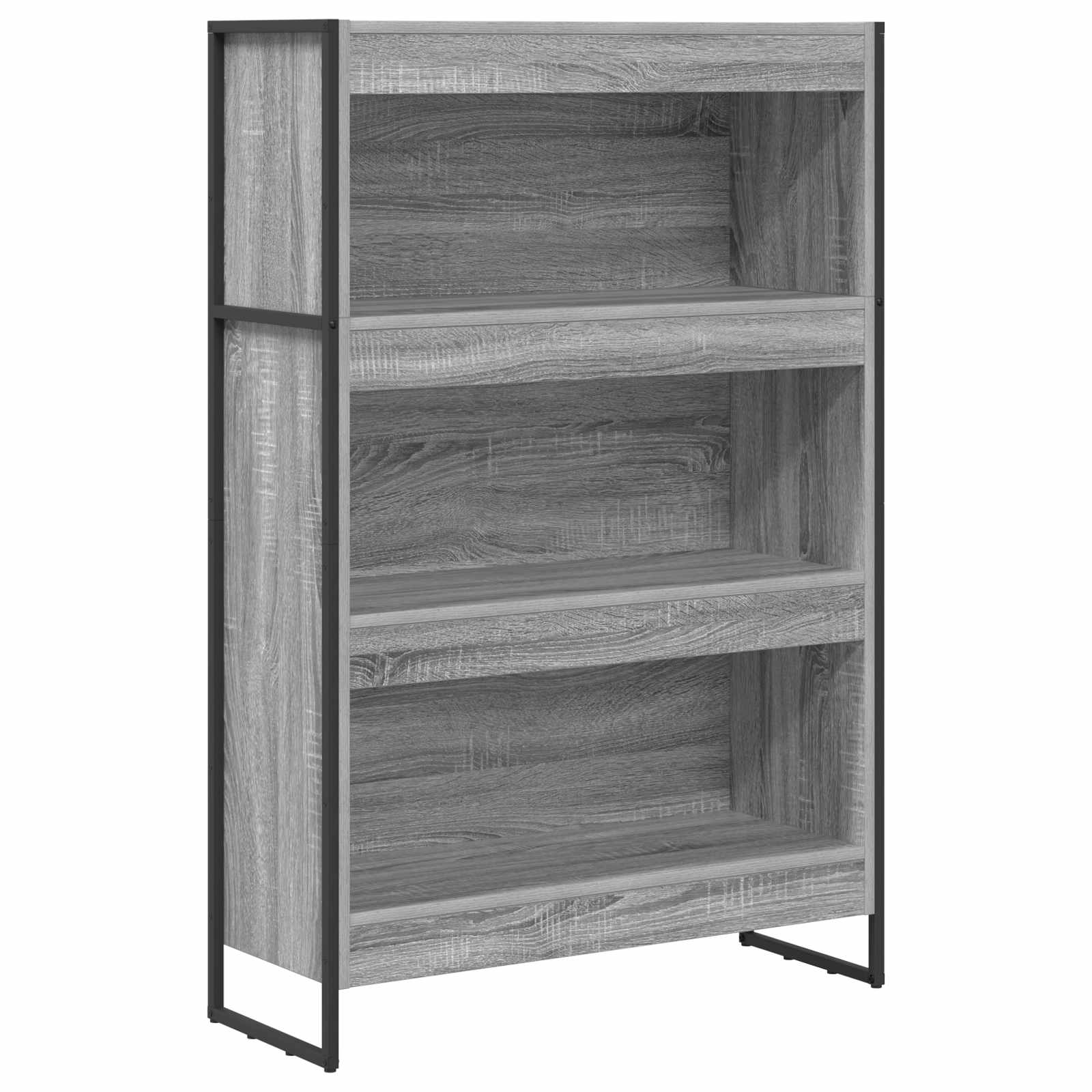 Bookcase Grey Sonoma 80 x 30 x 155 cm Engineered Wood