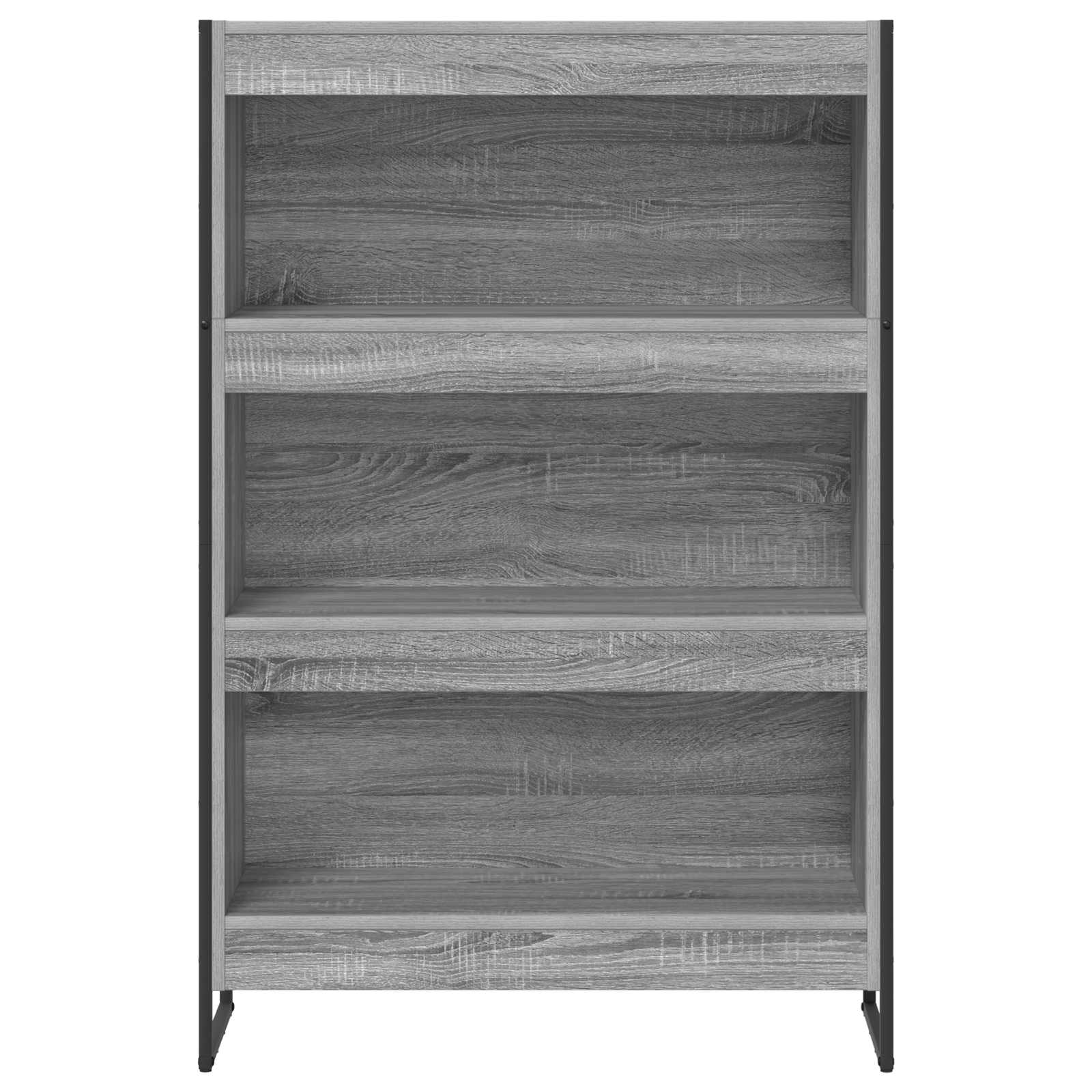 Bookcase Grey Sonoma 80 x 30 x 155 cm Engineered Wood