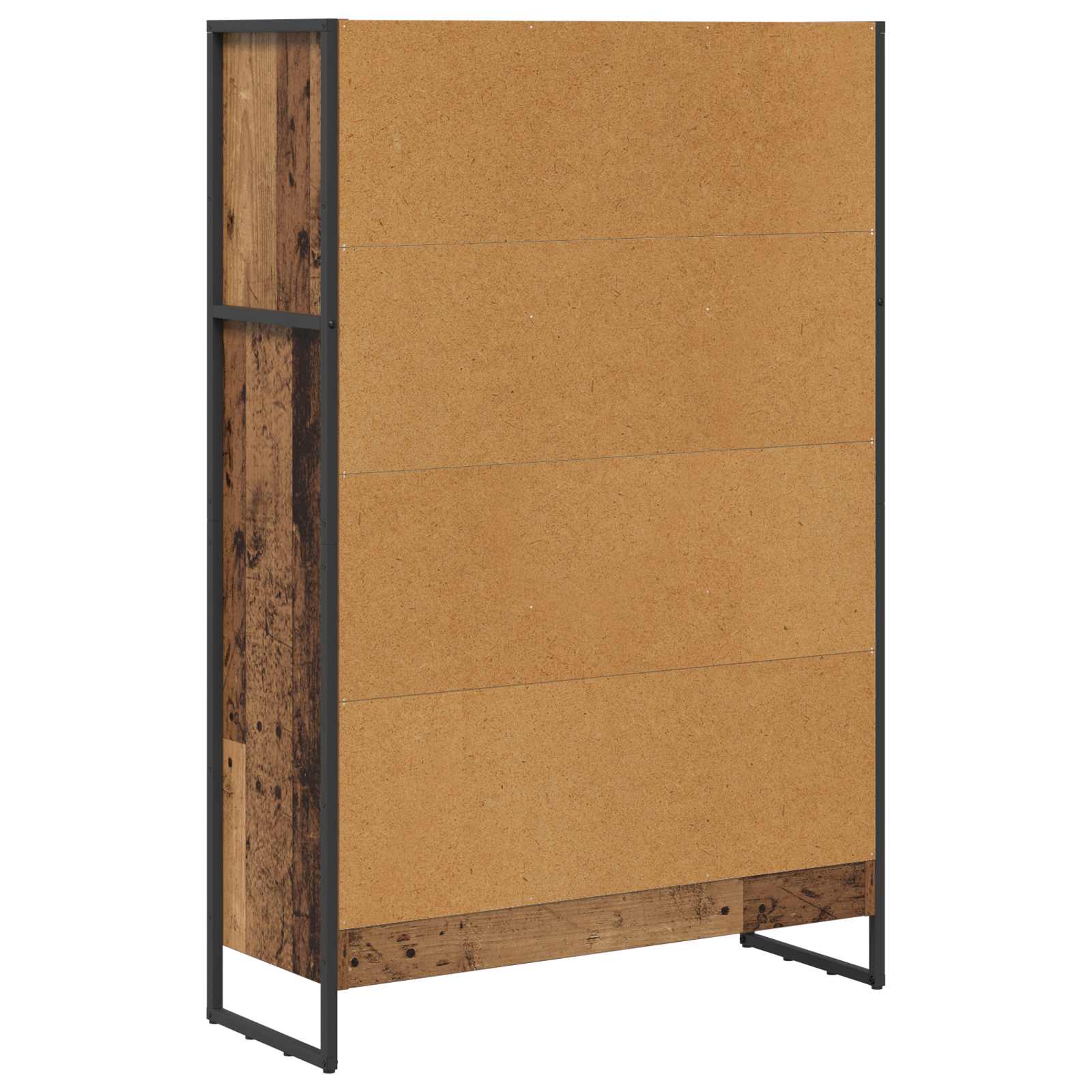 Grāmatu plaukts Antīks koks 80 x 30 x 155 cm Pārstrādāta koksne