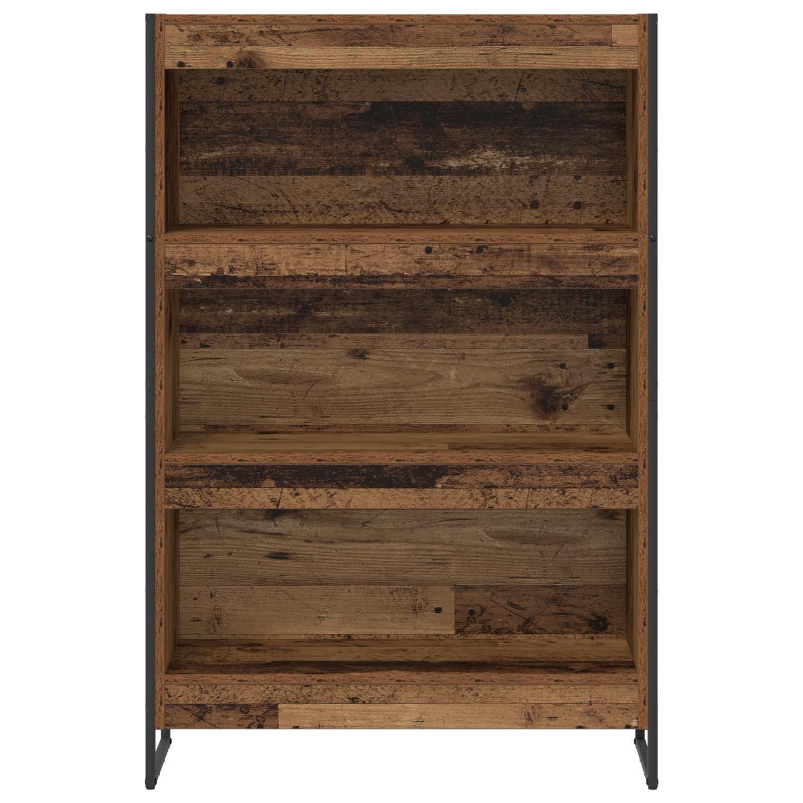 Grāmatu plaukts Antīks koks 80 x 30 x 155 cm Pārstrādāta koksne