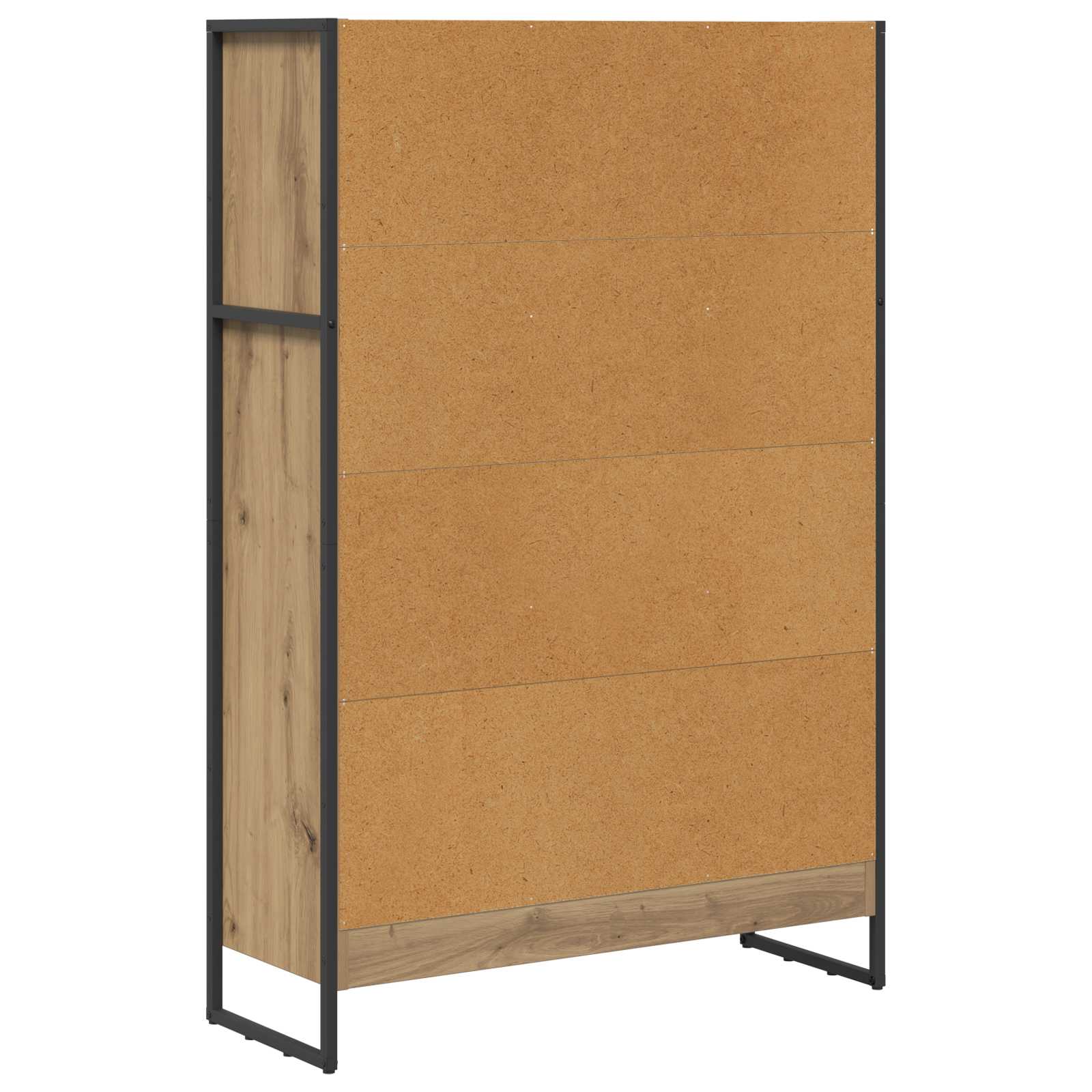 Grāmatu plaukts Ozols meistara 80 x 30 x 155 cm Apstrādāta koksne