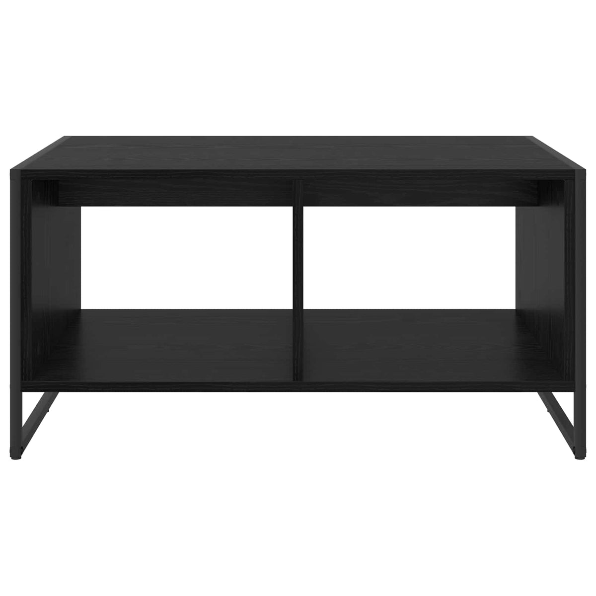 Coffee Table Black Oak 80 x 50 x 40 cm Engineered Wood