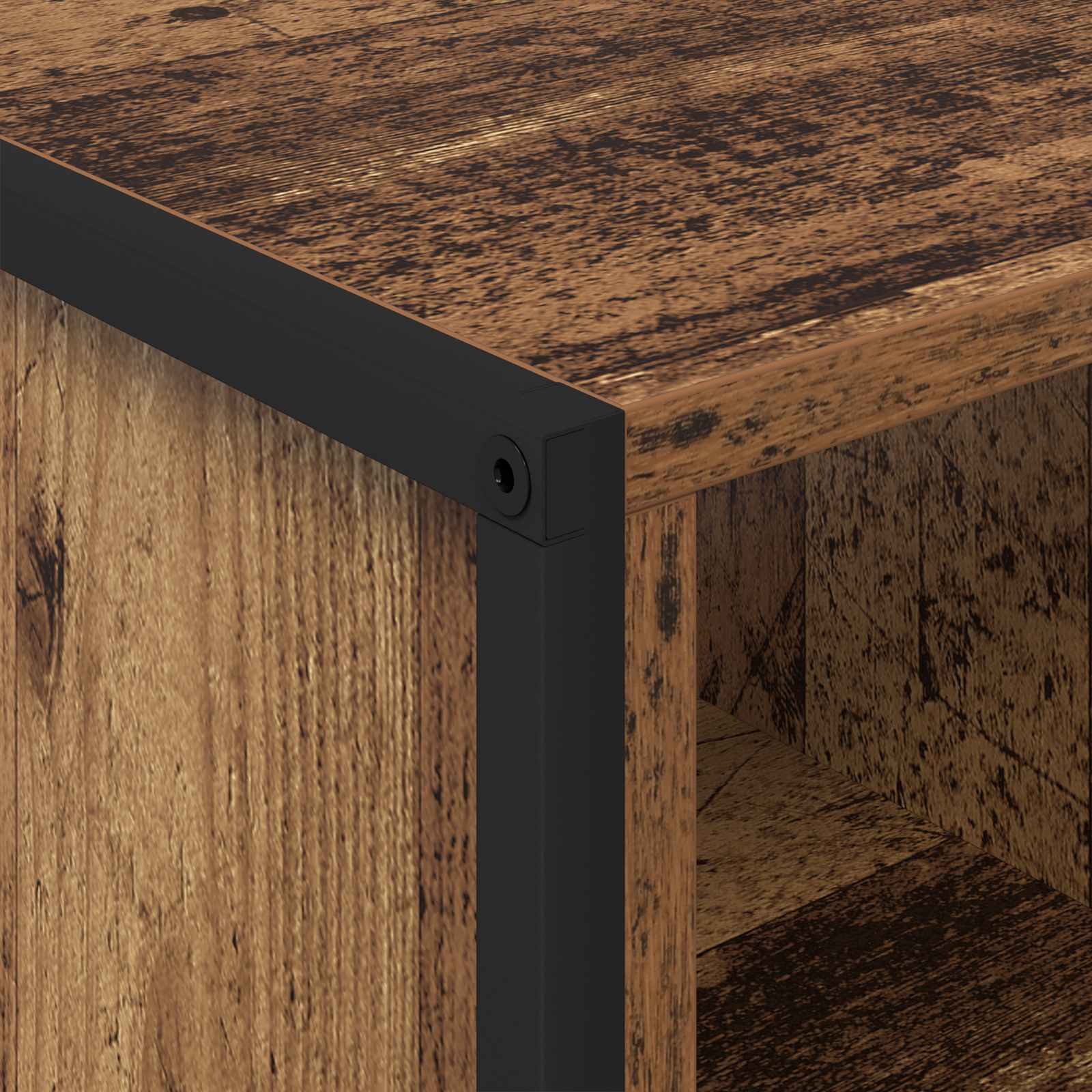 Coffee table Antique wood 80 x 50 x 40 cm
