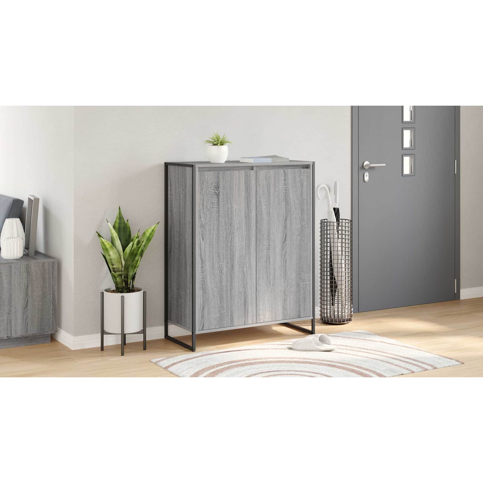 Batu skrynia Pilkas Sonoma 79 x 36 x 100 cm Apdirbta mediena