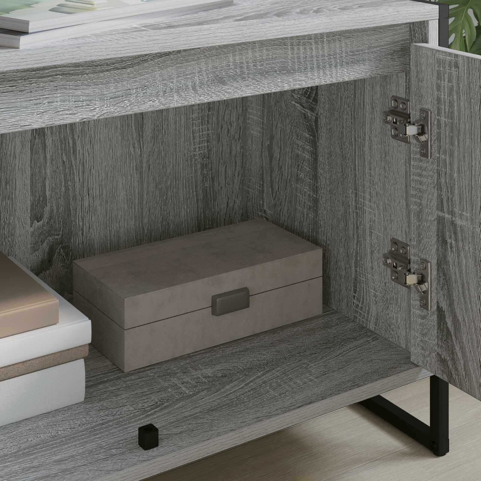 TV Cabinet Grey Sonoma 140 x 36 x 49.5 cm