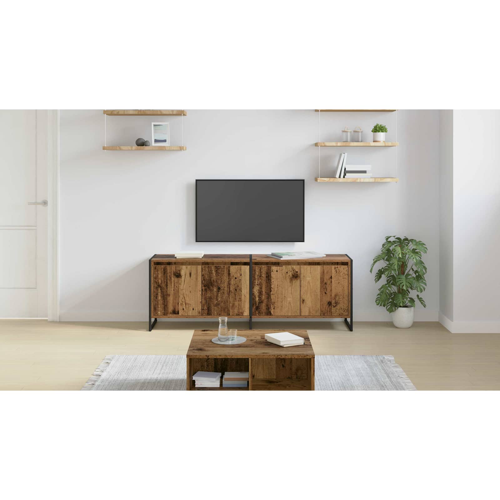 Televizora skapītis Antīks koks 140 x 36 x 49.5 cm
