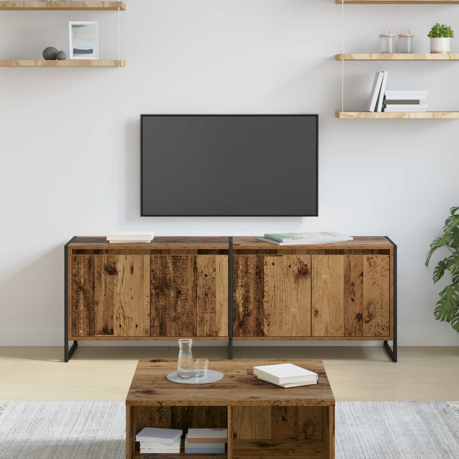 Televizora skapītis Antīks koks 140 x 36 x 49.5 cm