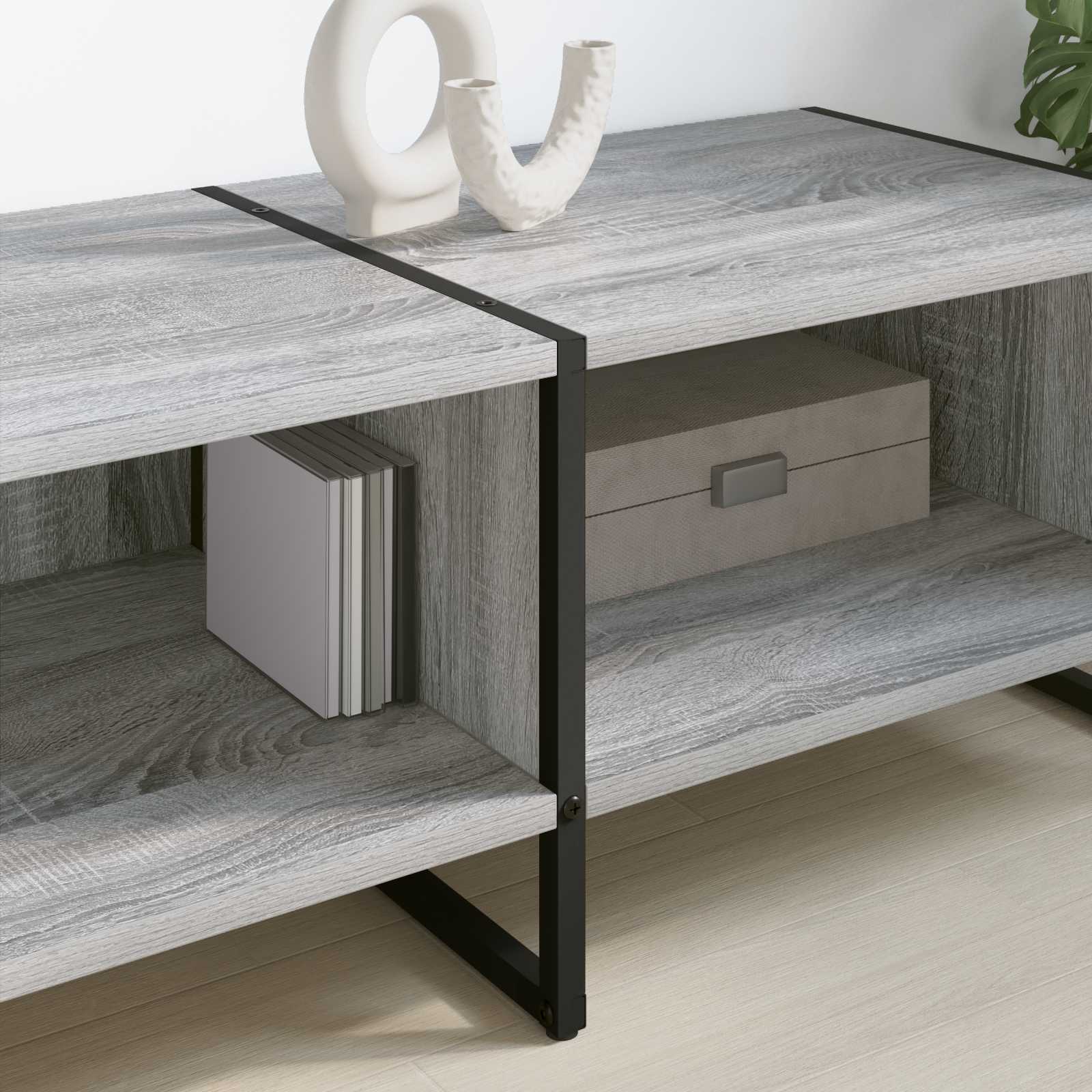 Televizoriaus spintelė Pilkas Sonoma 170.5 x 36 x 30.5 cm