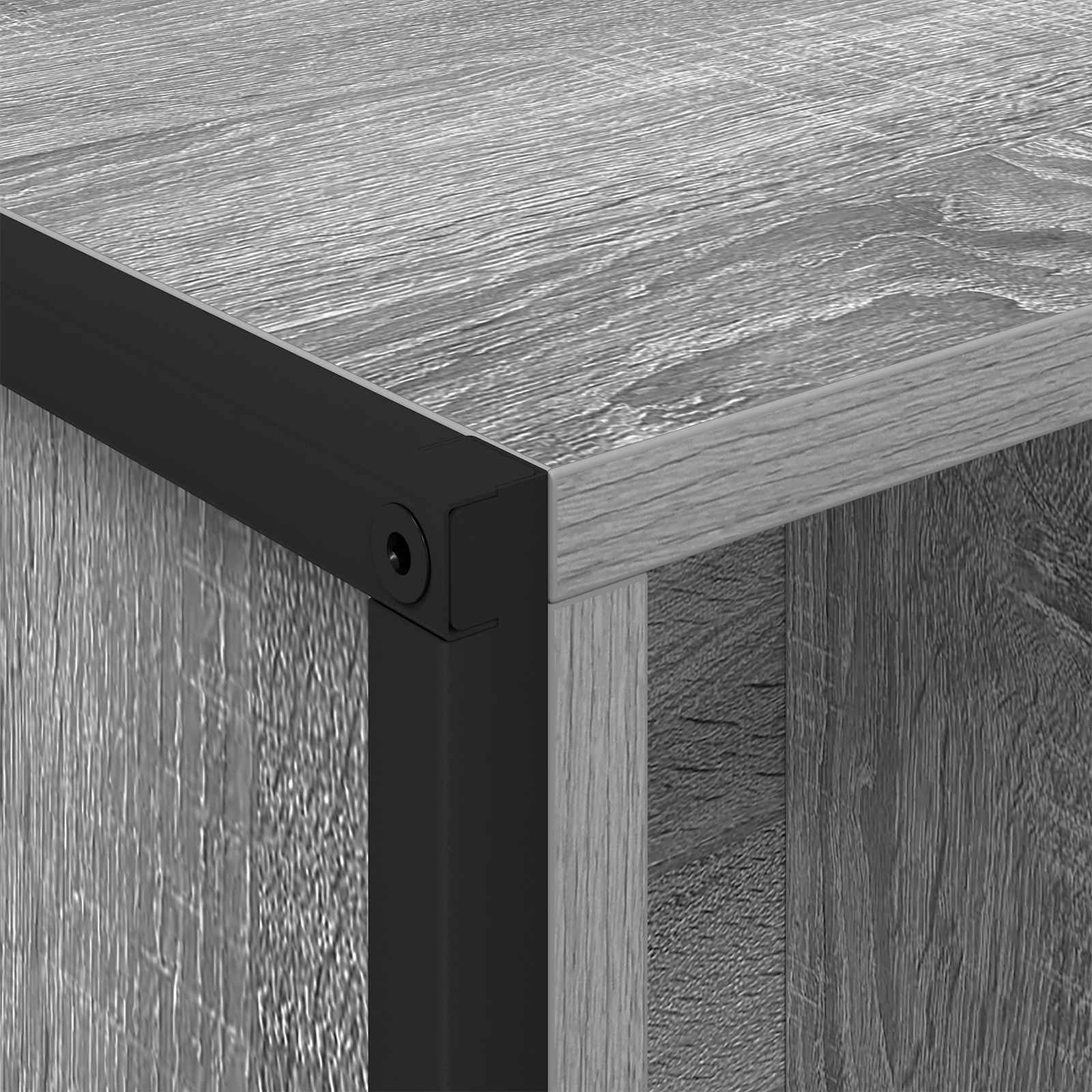 Bookcase Grey Sonoma 99.5 x 30 x 108.5 cm