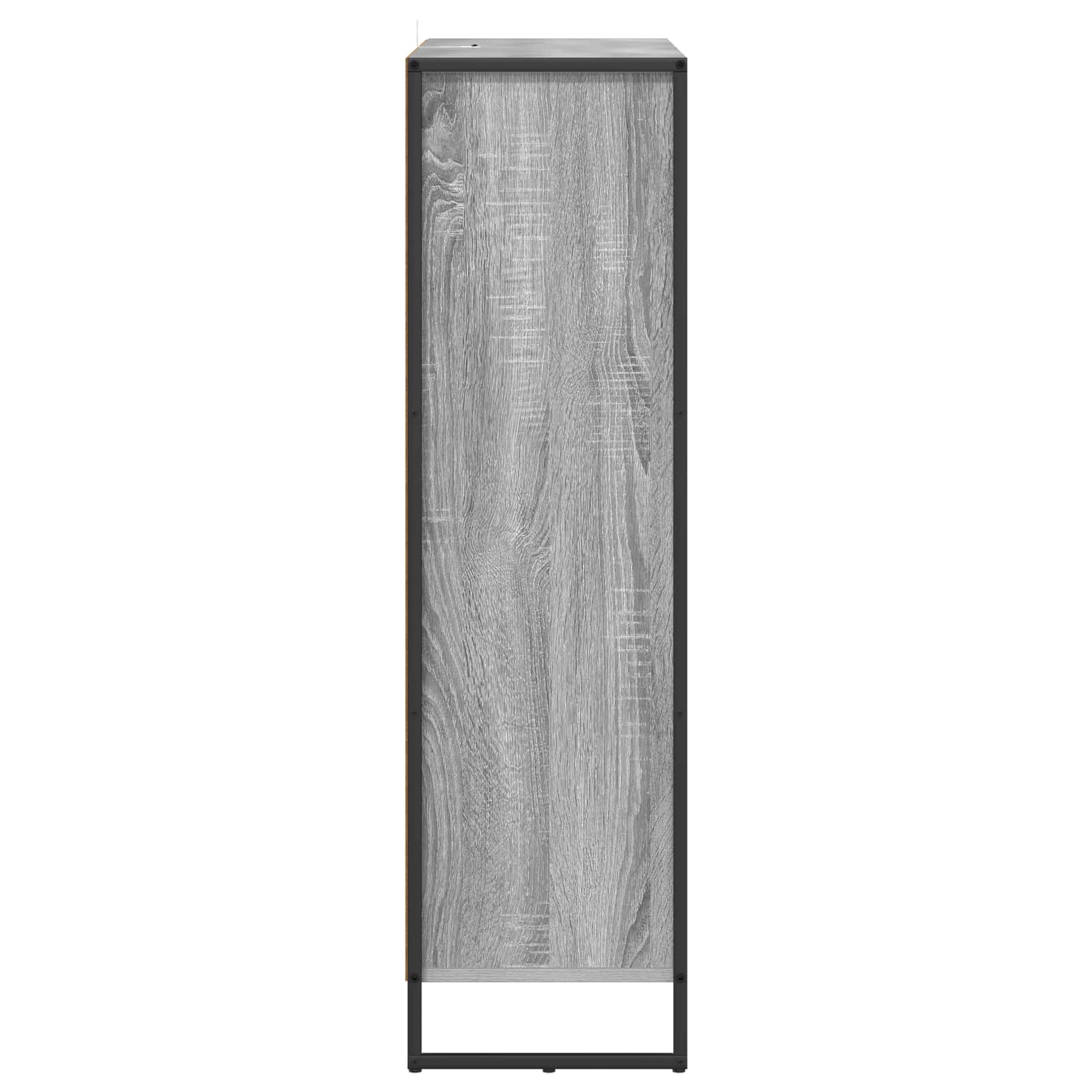 Bookcase Grey Sonoma 99.5 x 30 x 108.5 cm