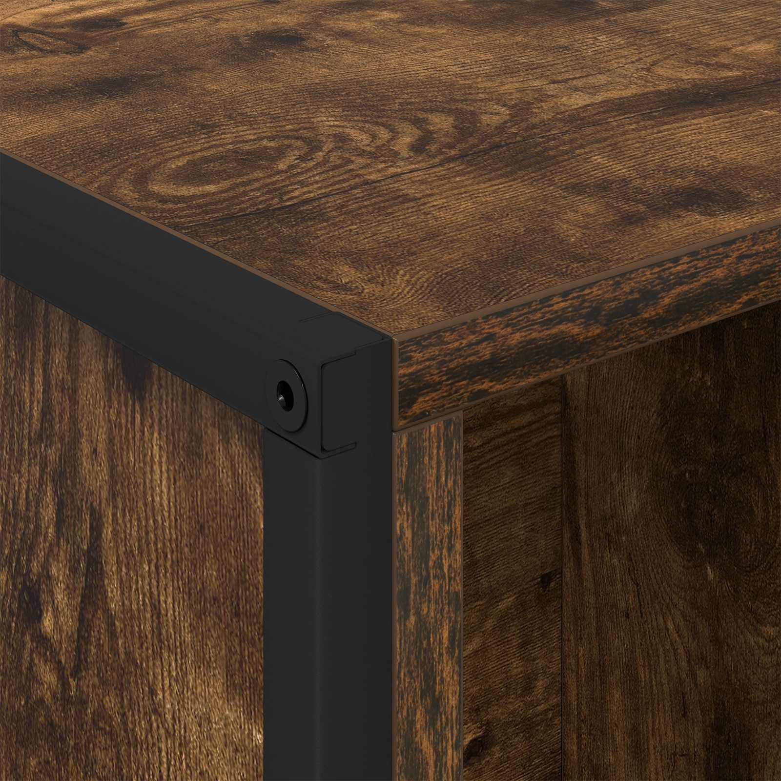 Bookcase Smoked Oak 99.5 x 30 x 108.5 cm