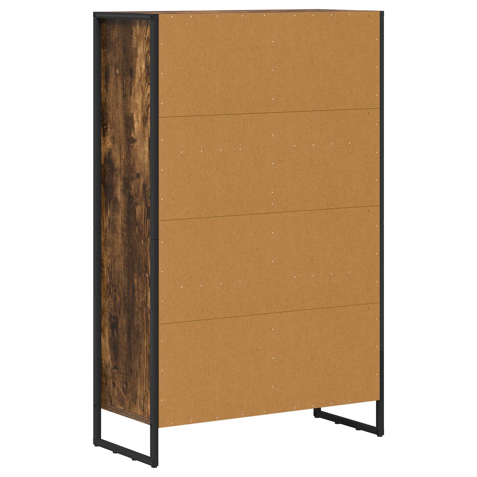 Bookcase Smoked Oak 99.5 x 30 x 108.5 cm