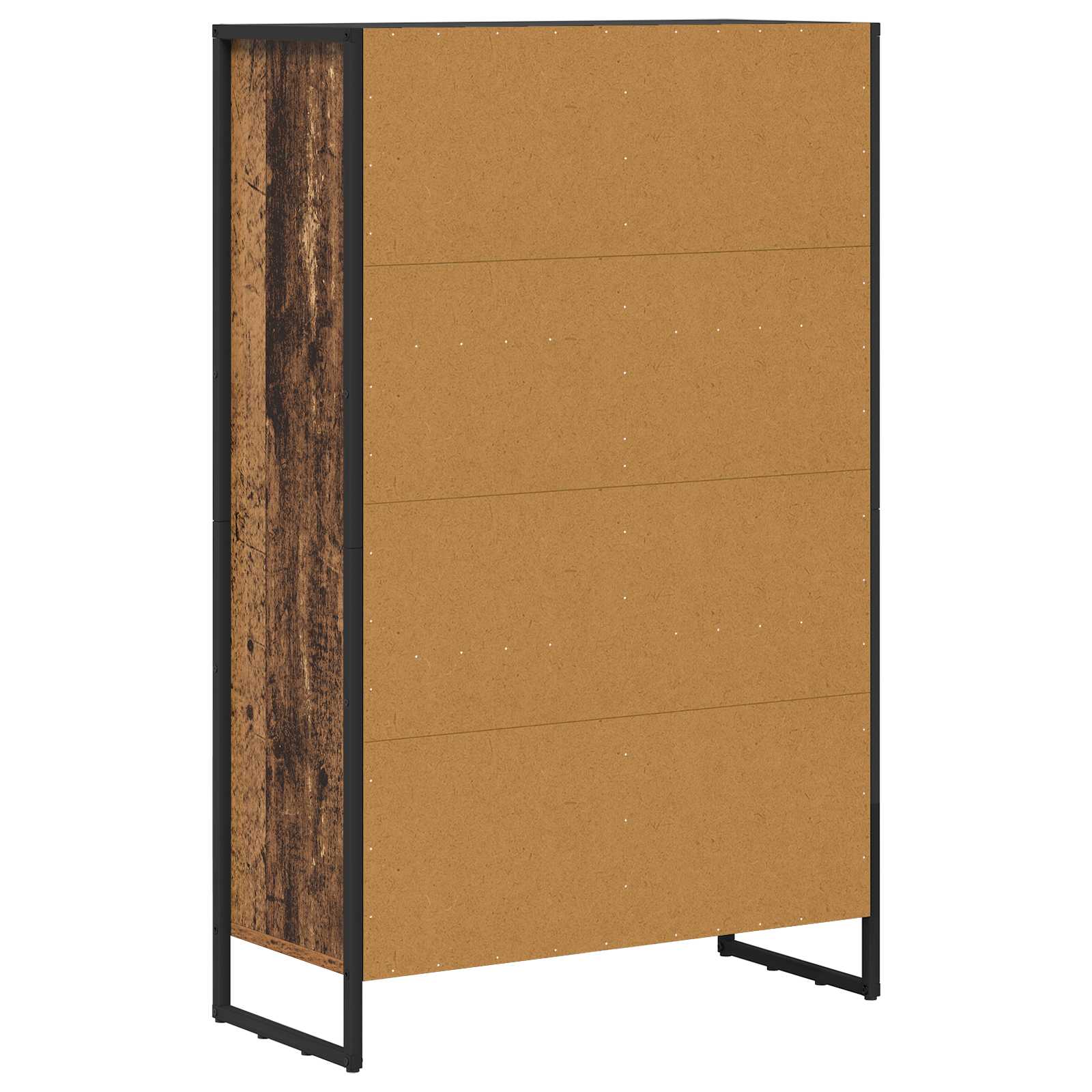 Bookshelf Antique Wood 99.5 x 30 x 108.5 cm