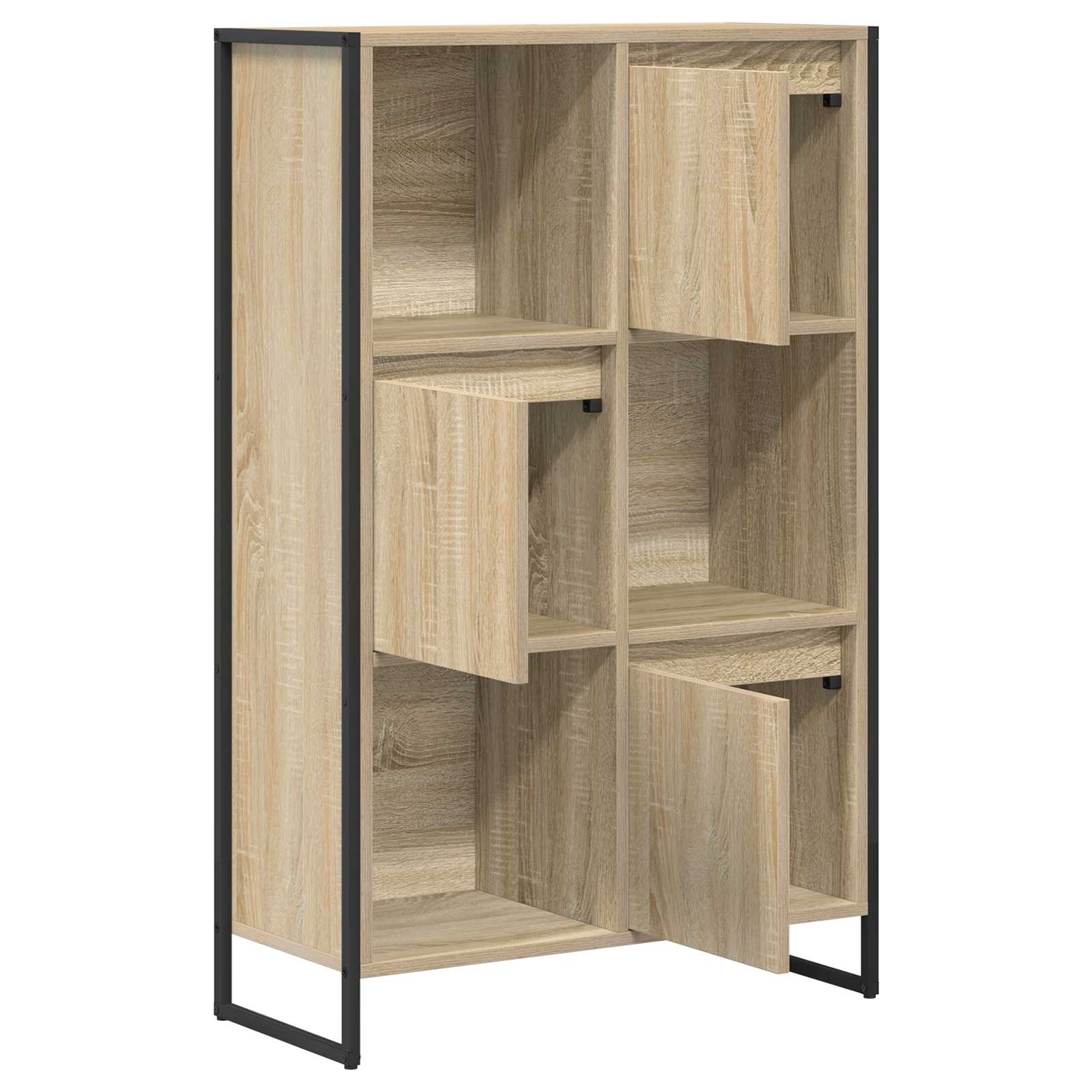 Grāmatu skapis Sonoma 68 x 30 x 108.5 cm Inženierijas koksne