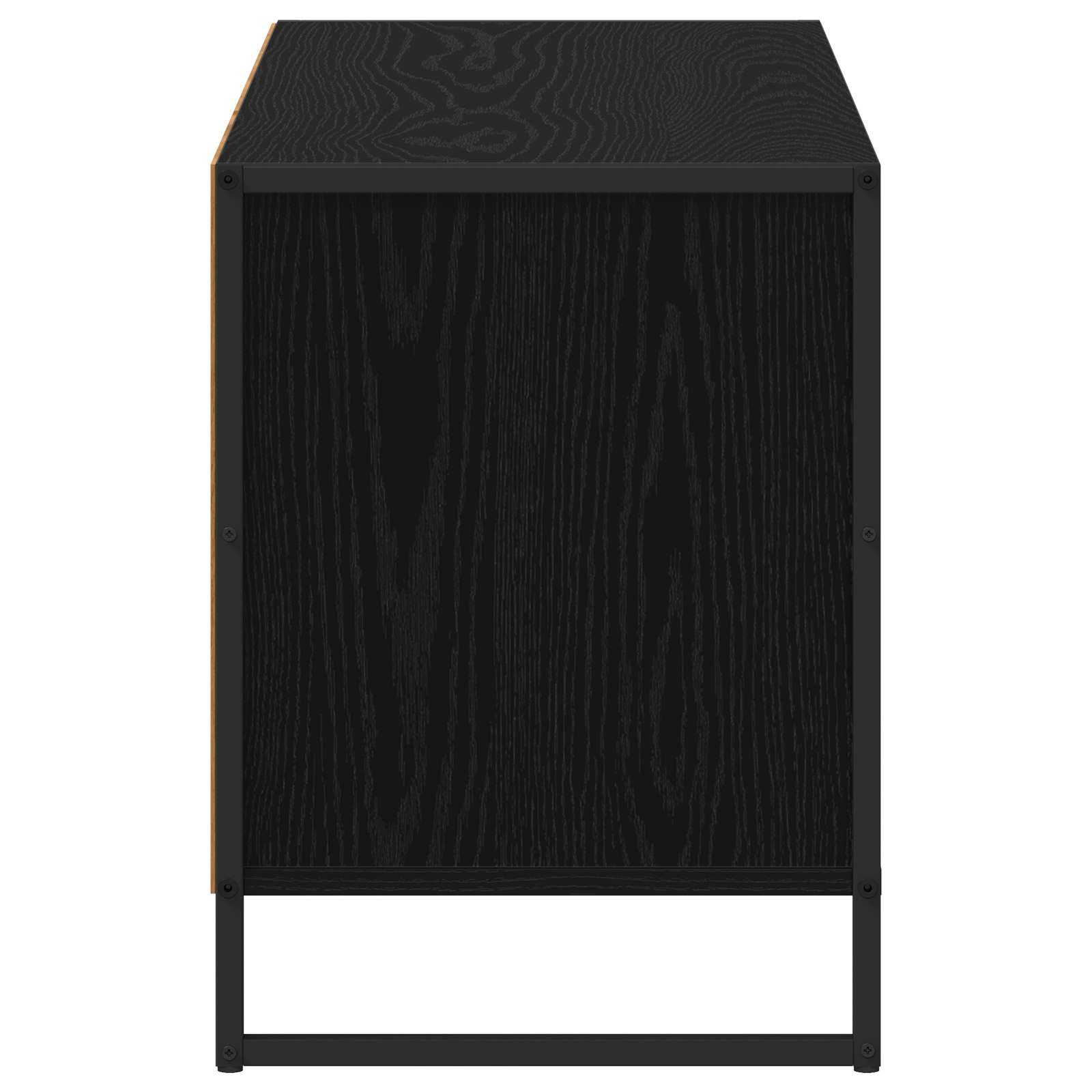 TV Cabinet Black Oak 100 x 36 x 49.5 cm