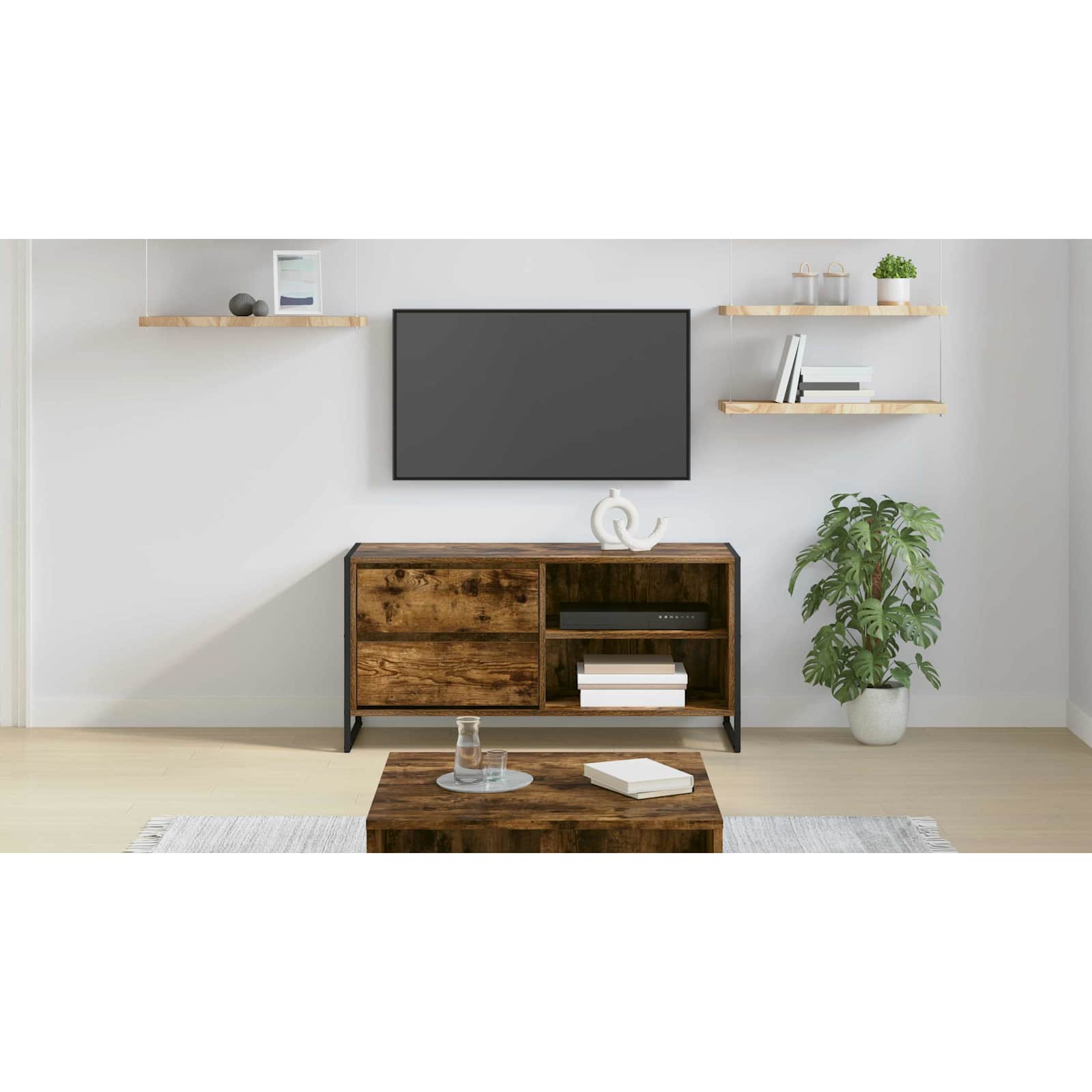 TV skapītis Dūmu ozols 100 x 36 x 49,5 cm